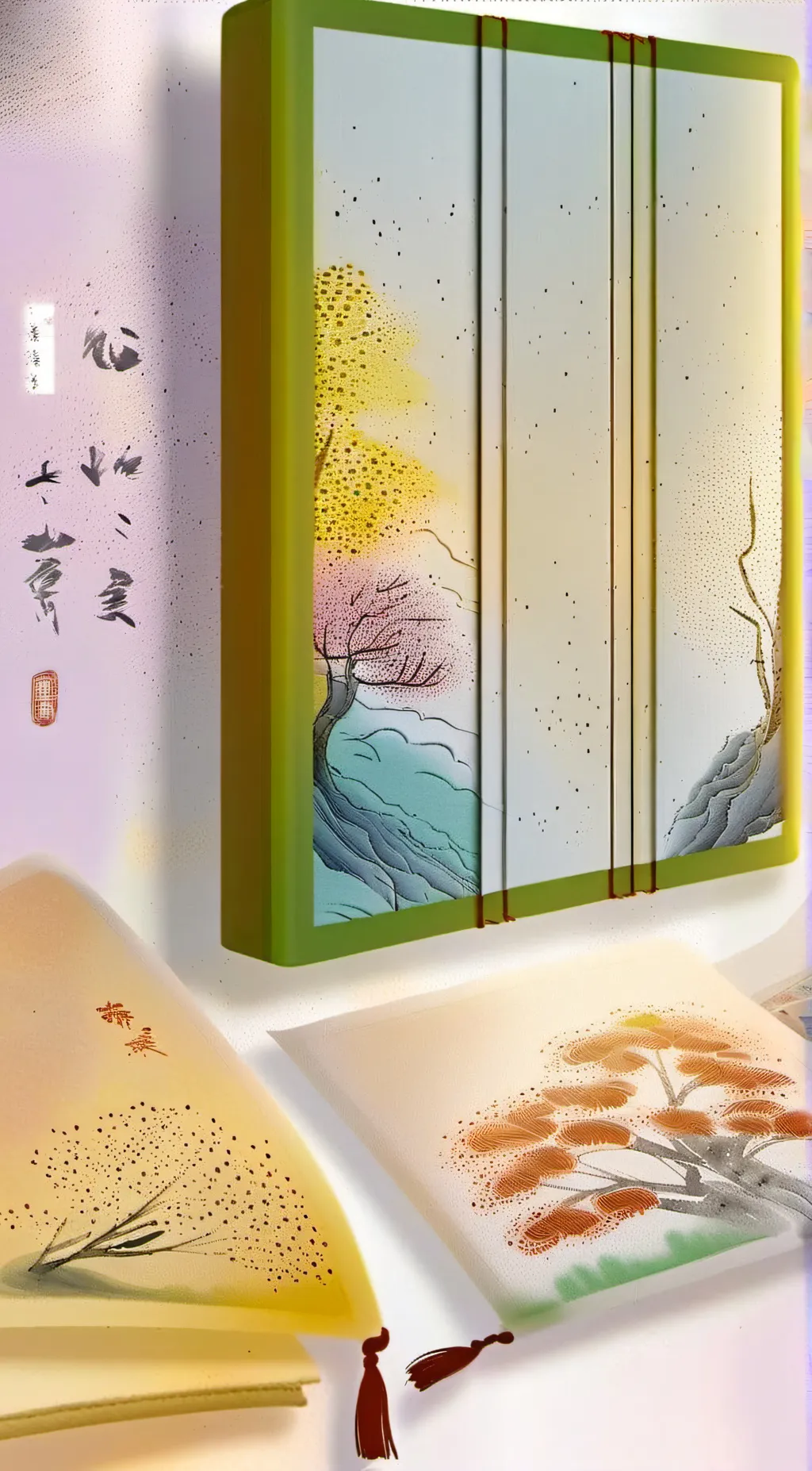 ai character: 𖤐 日记 𖤐 background