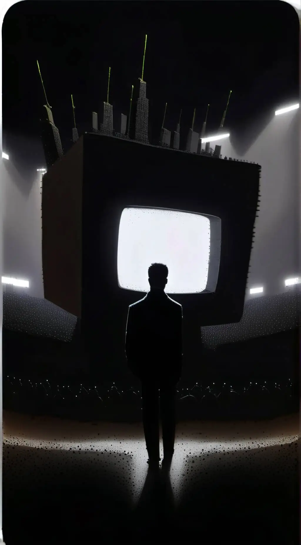 ai character: titan tvman background