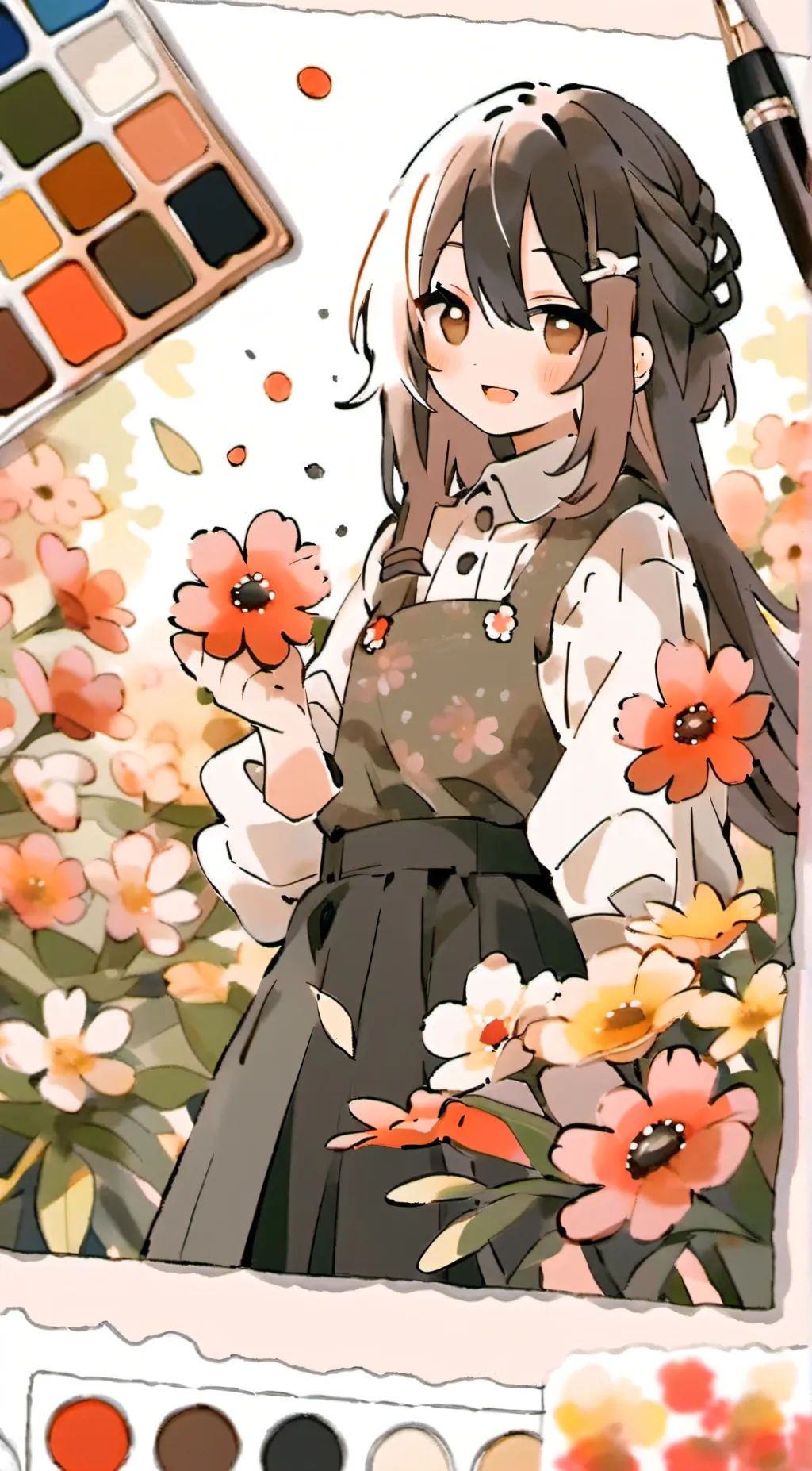 ai character: Mha period background