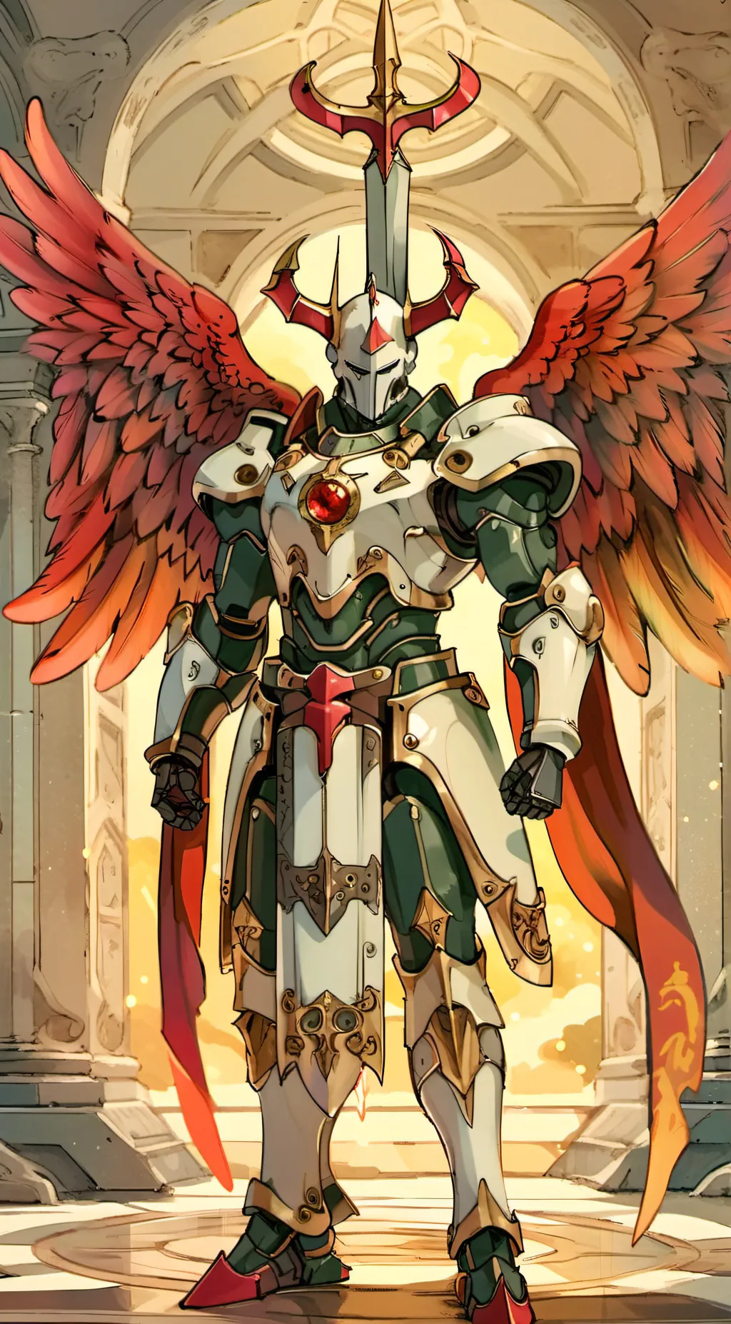 ai character: ultra x background