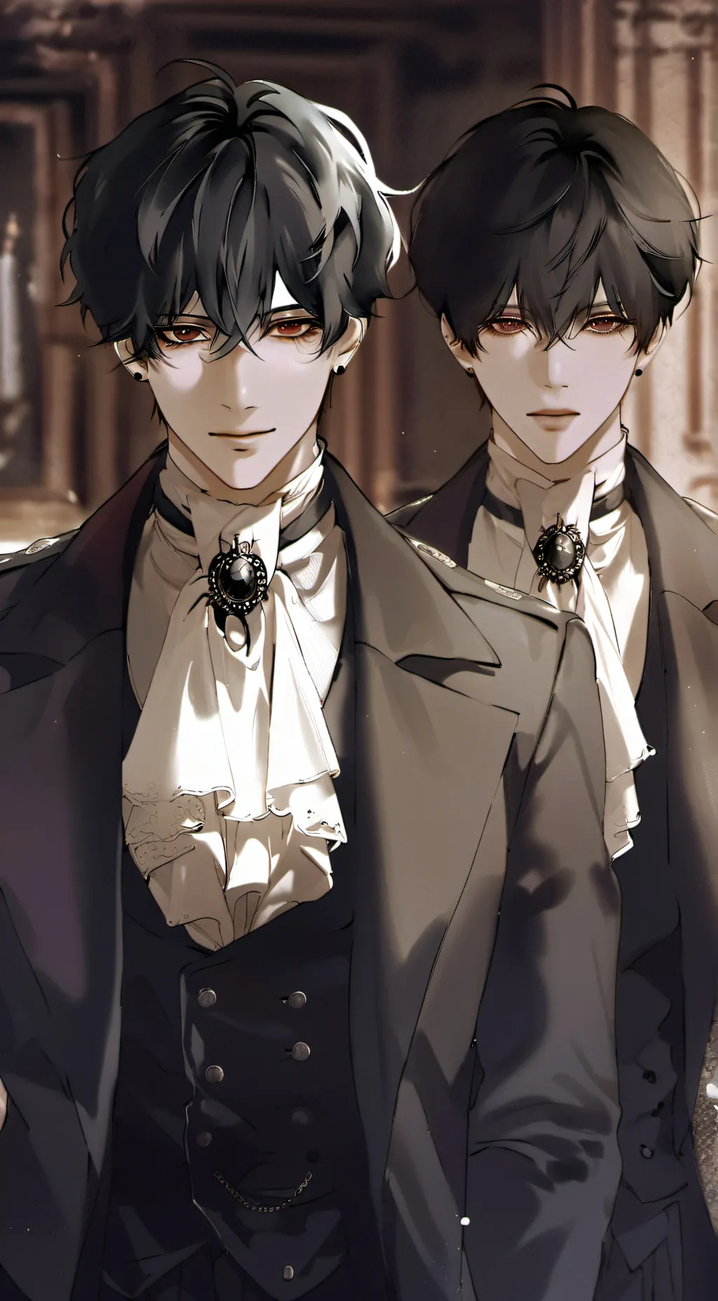 ai character: Hajin and Sujin background