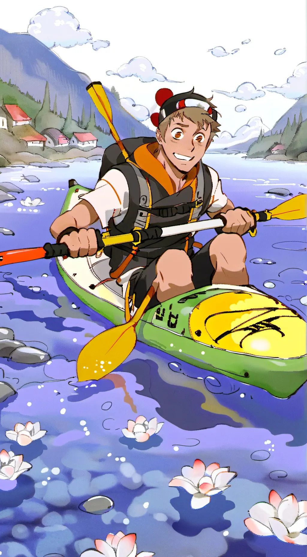 ai character: Oliver wood  background