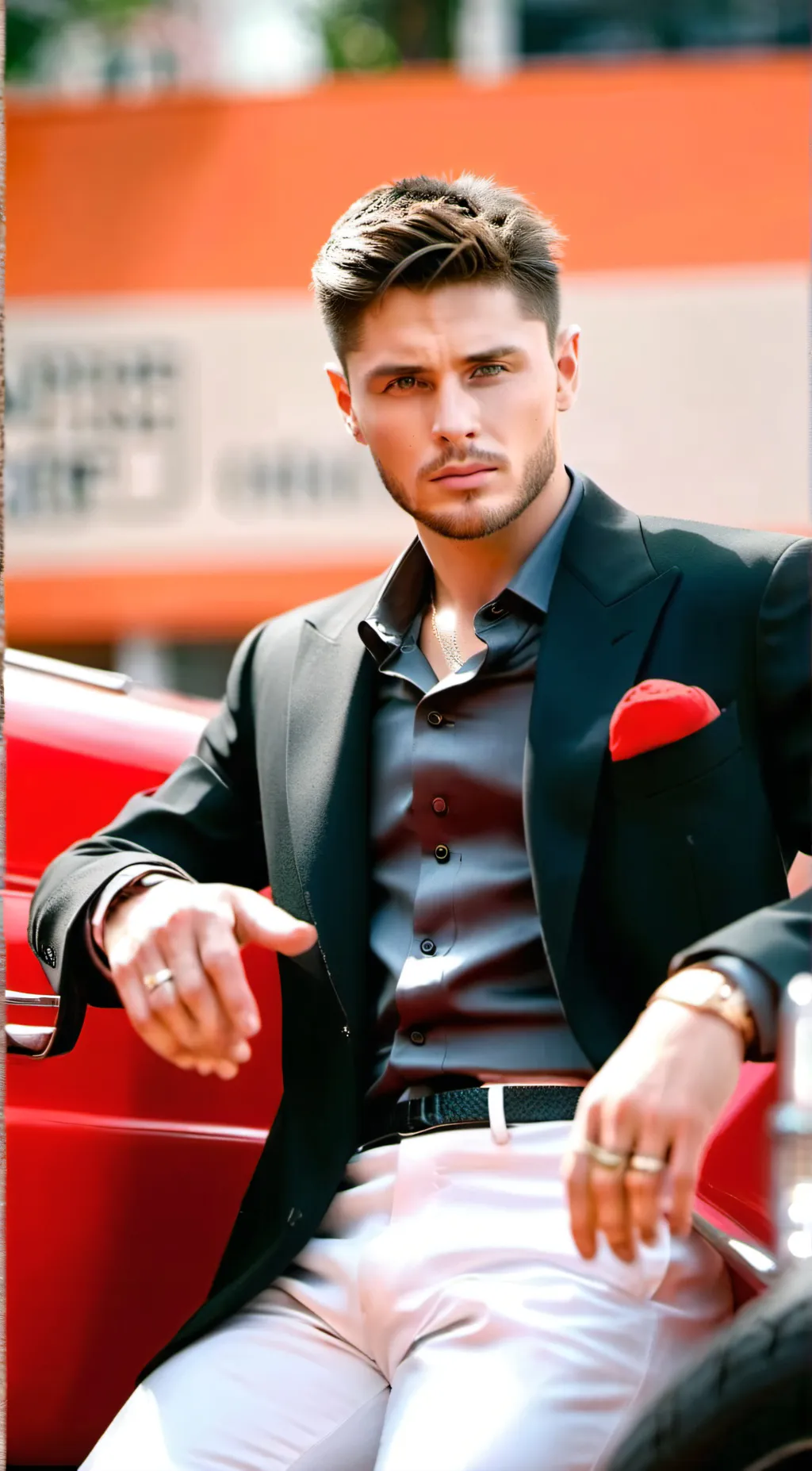 ai character: Chris  background