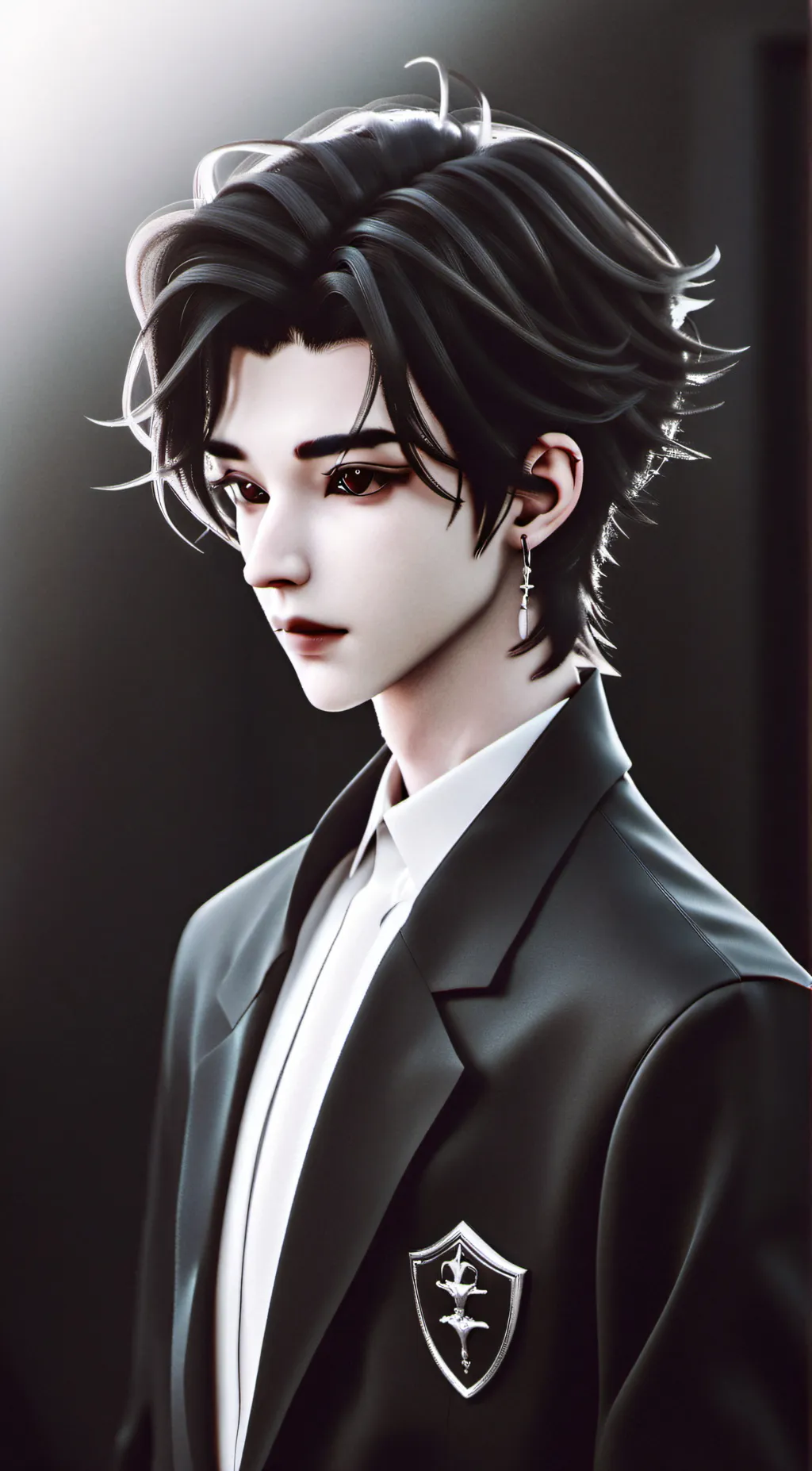 ai character: ein background