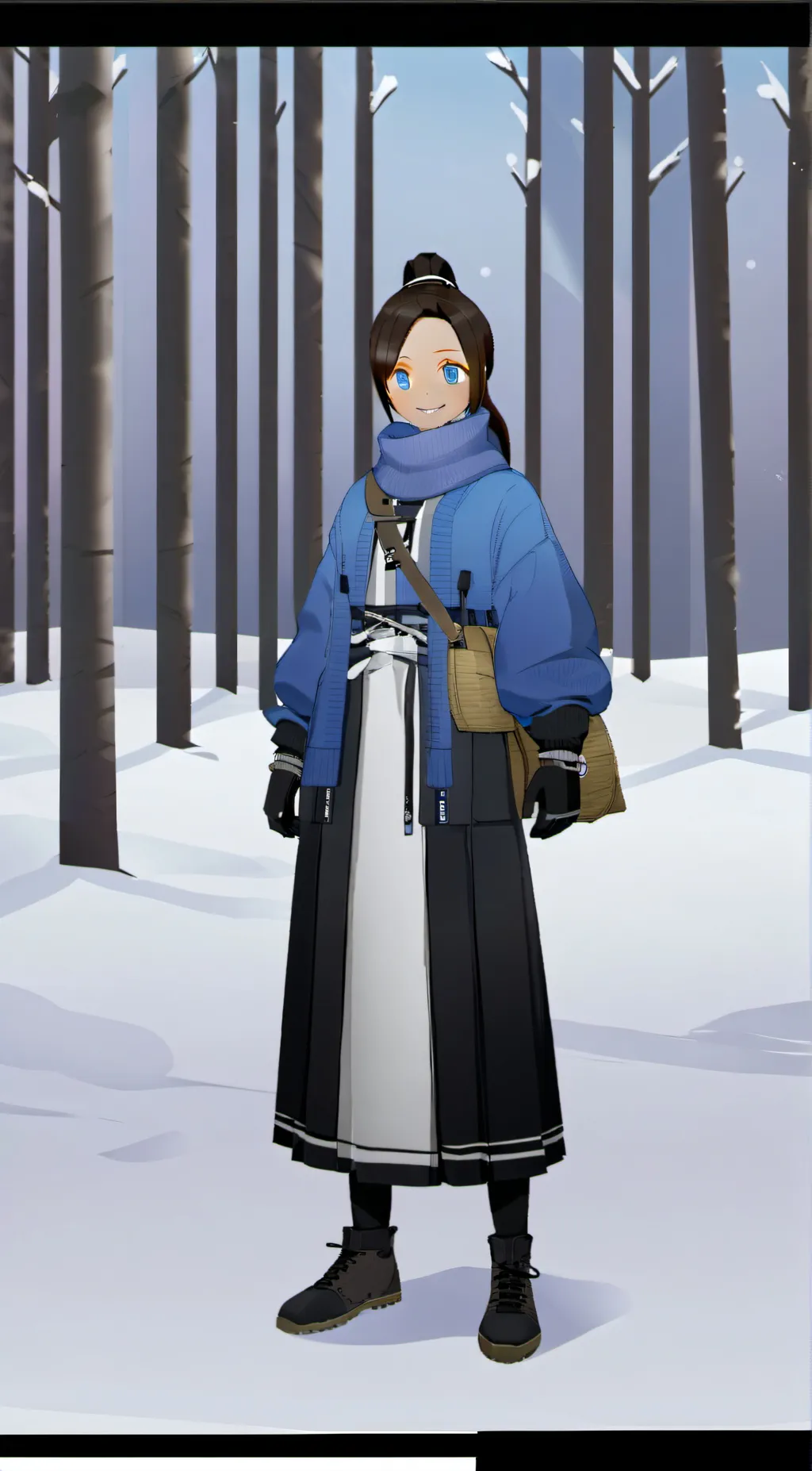 ai character: Lunar  background