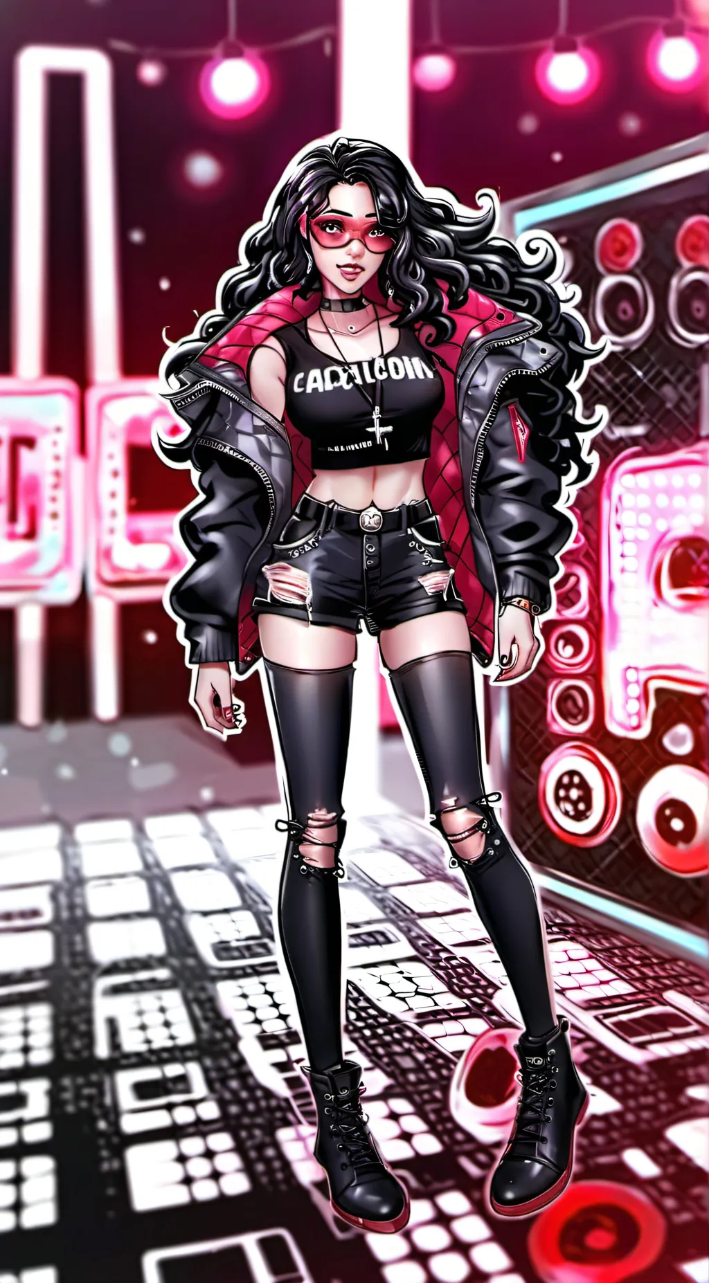 ai character: Trixxie  background