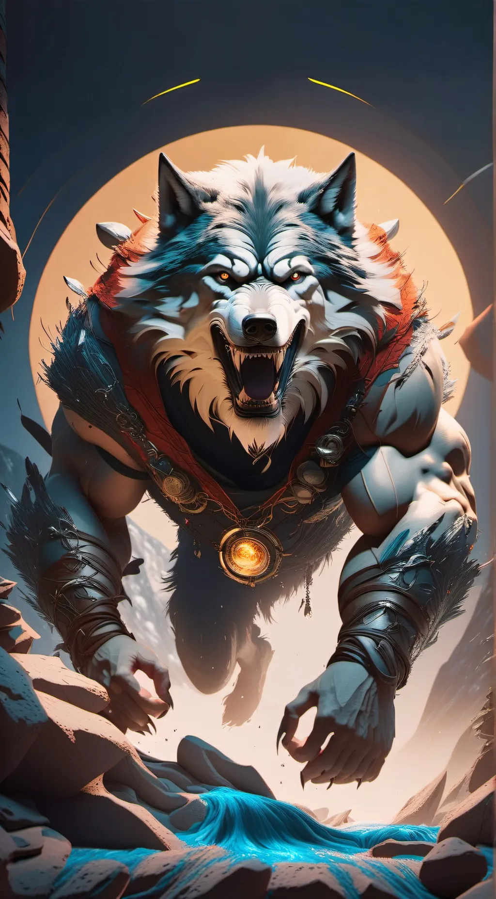 ai character: King Fang background