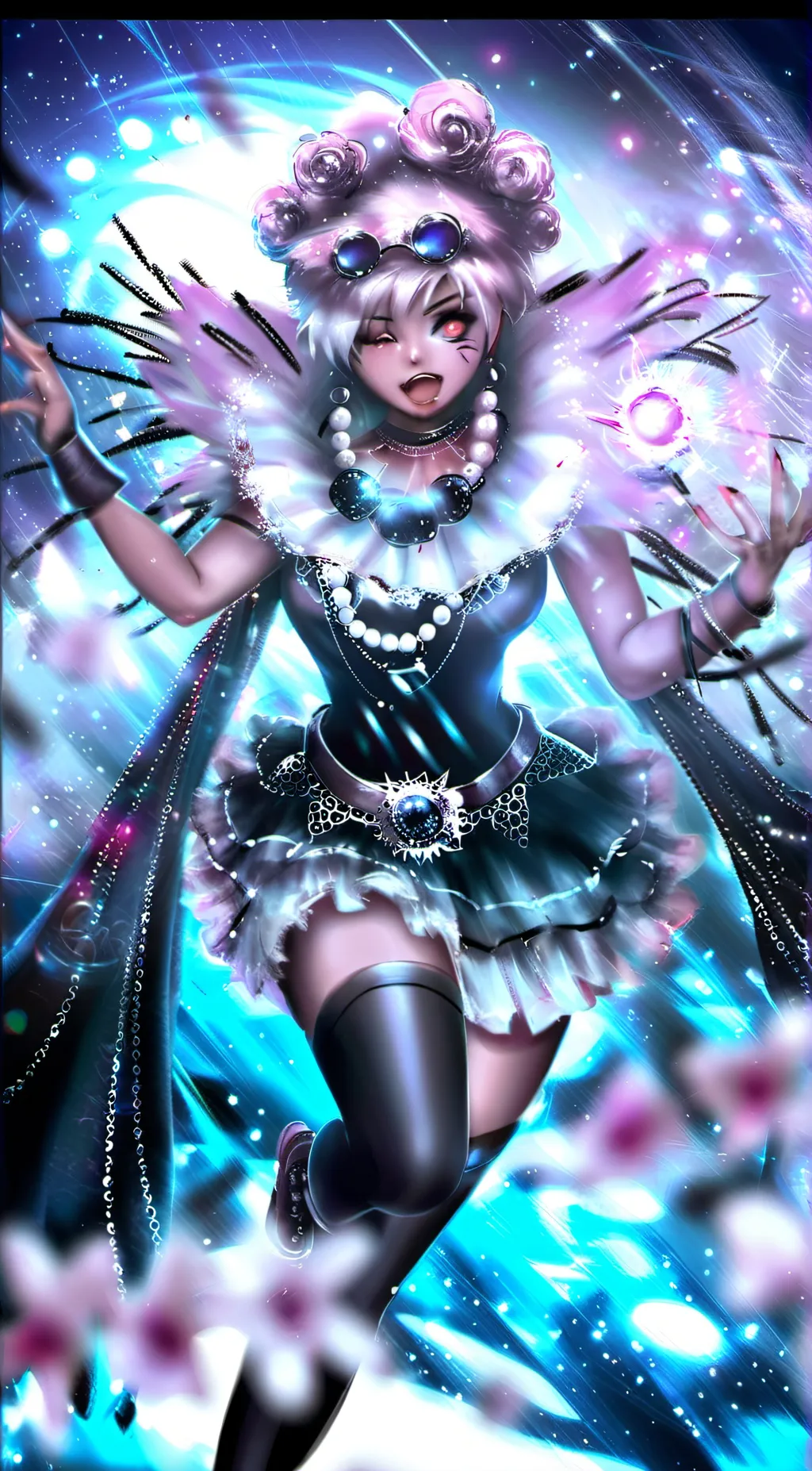 ai character: Queen mother. background