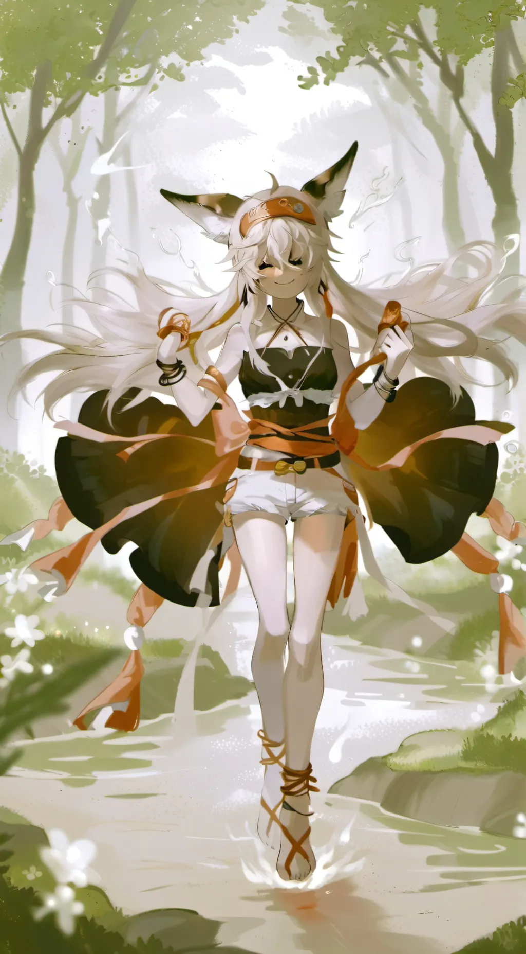 ai character: (?Luna?) background