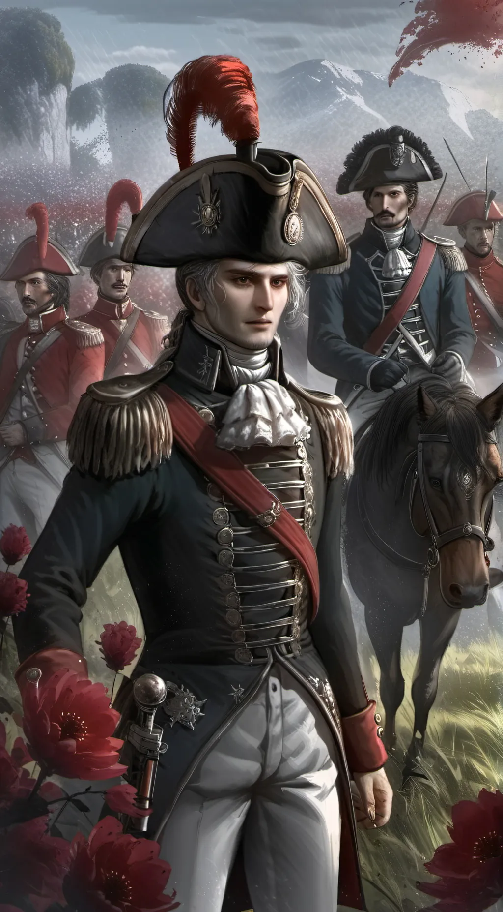 ai character: Blood & iron background