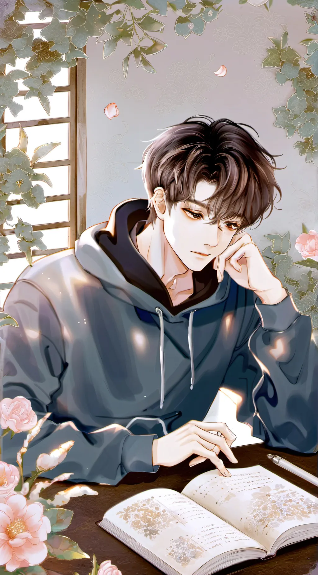 ai character: Rox🐺 background