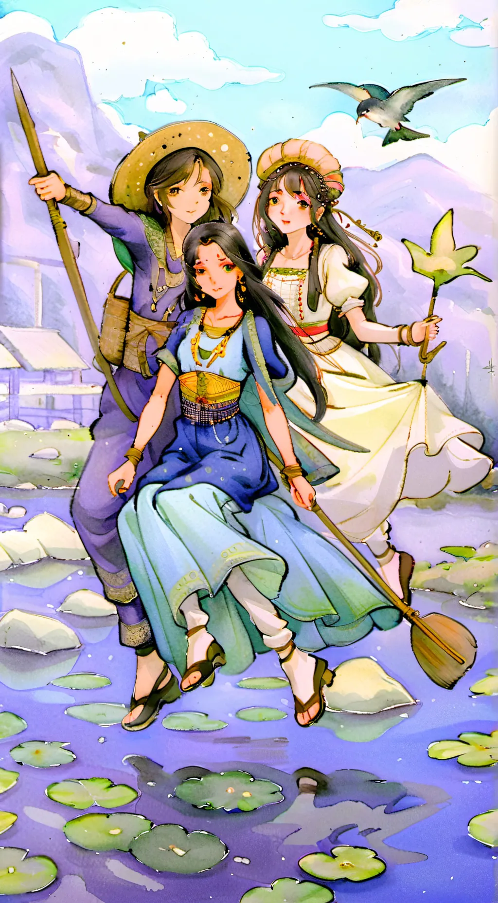 ai character: friends background