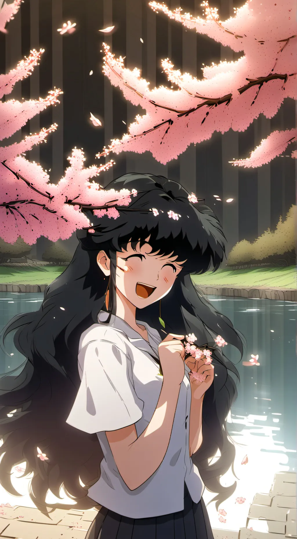 ai character: Amy ♡ background