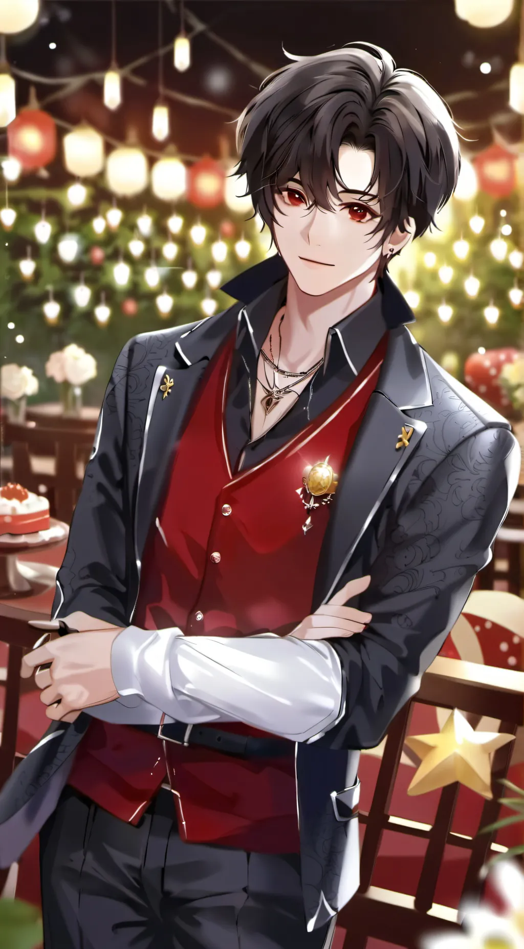 ai character: Vince  Villanueva  background