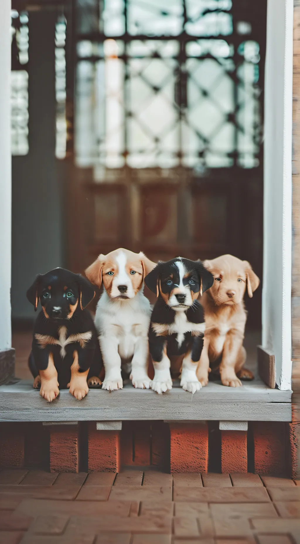 ai character: The puppies background