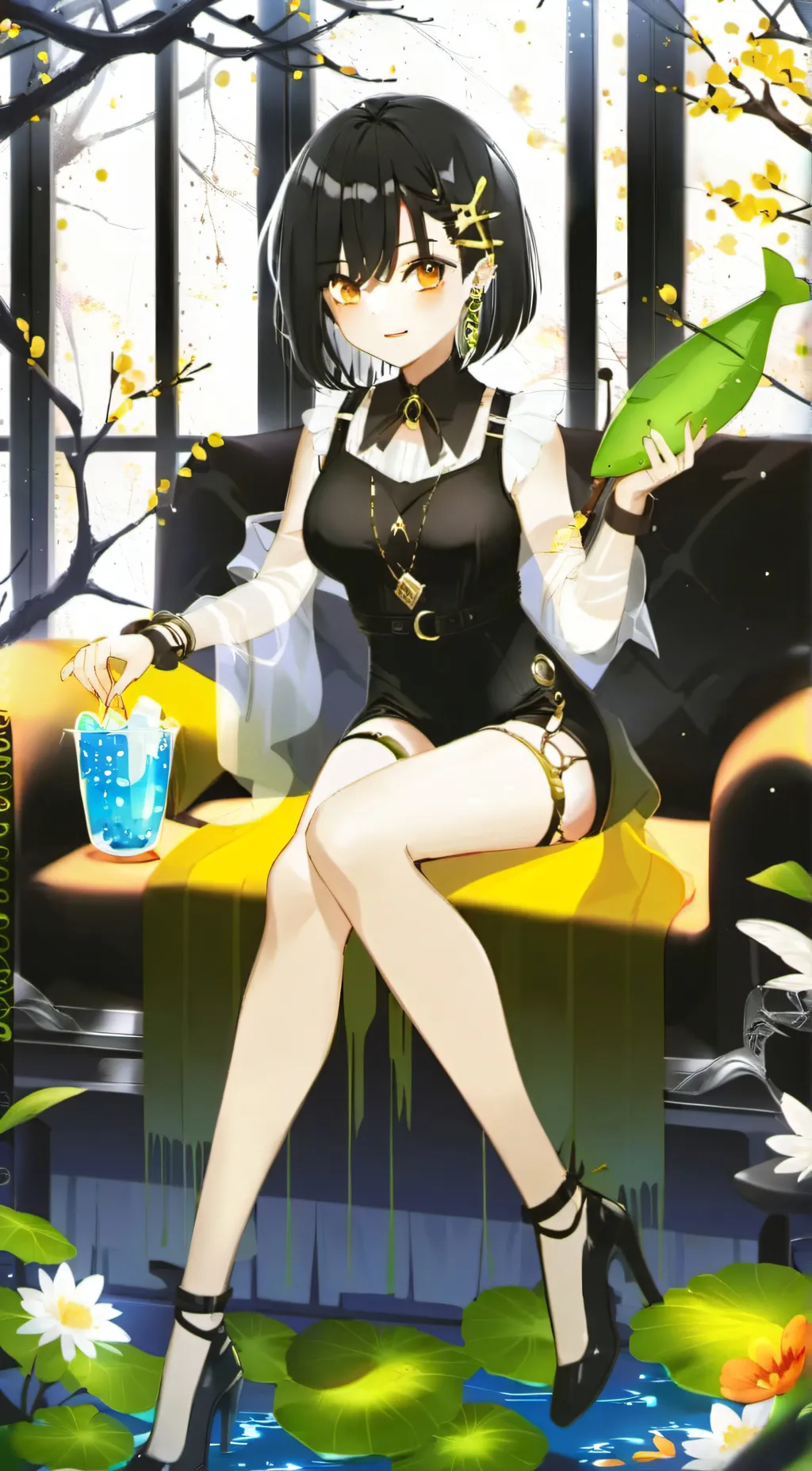 ai character: slime  background