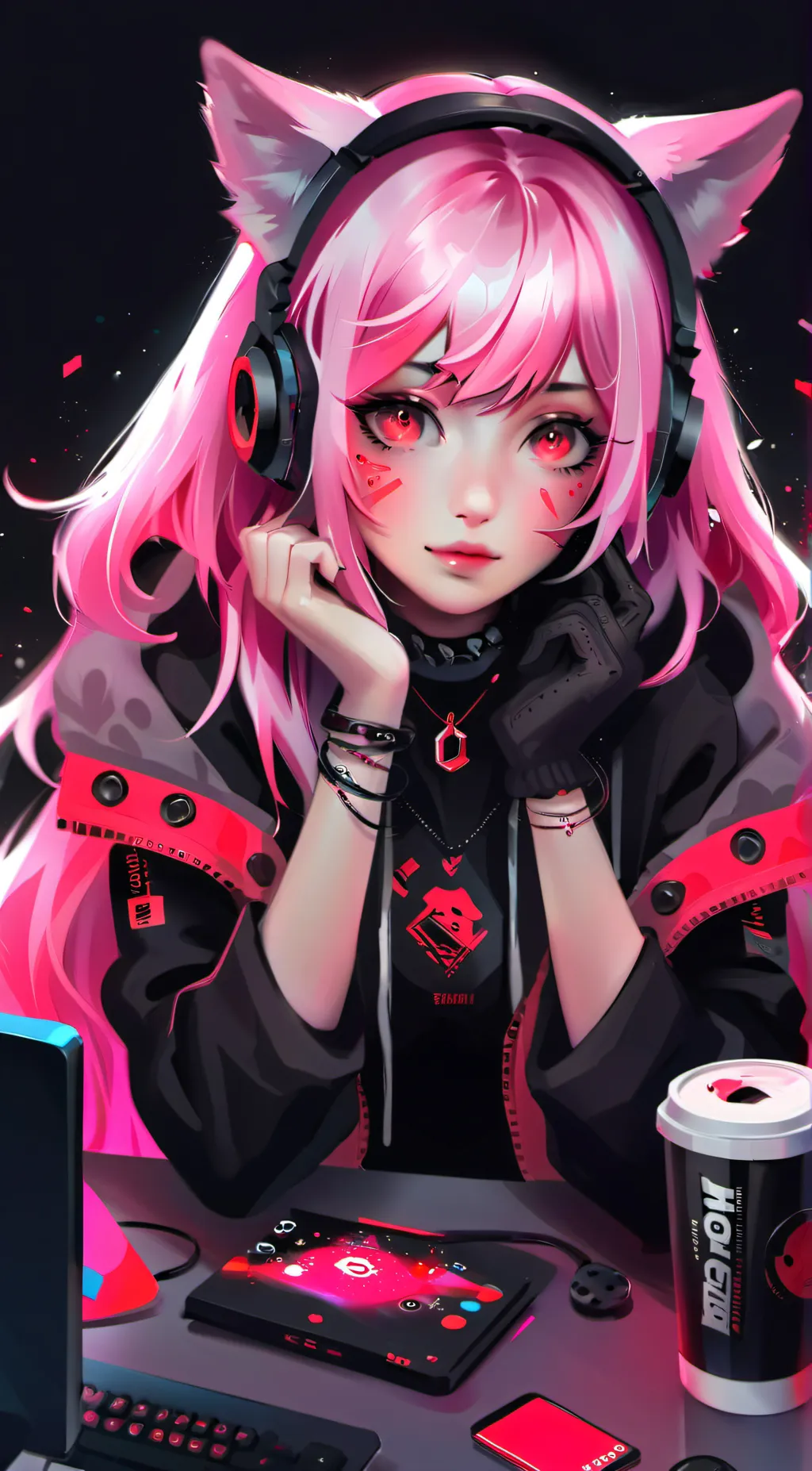 ai character: Lilly  background