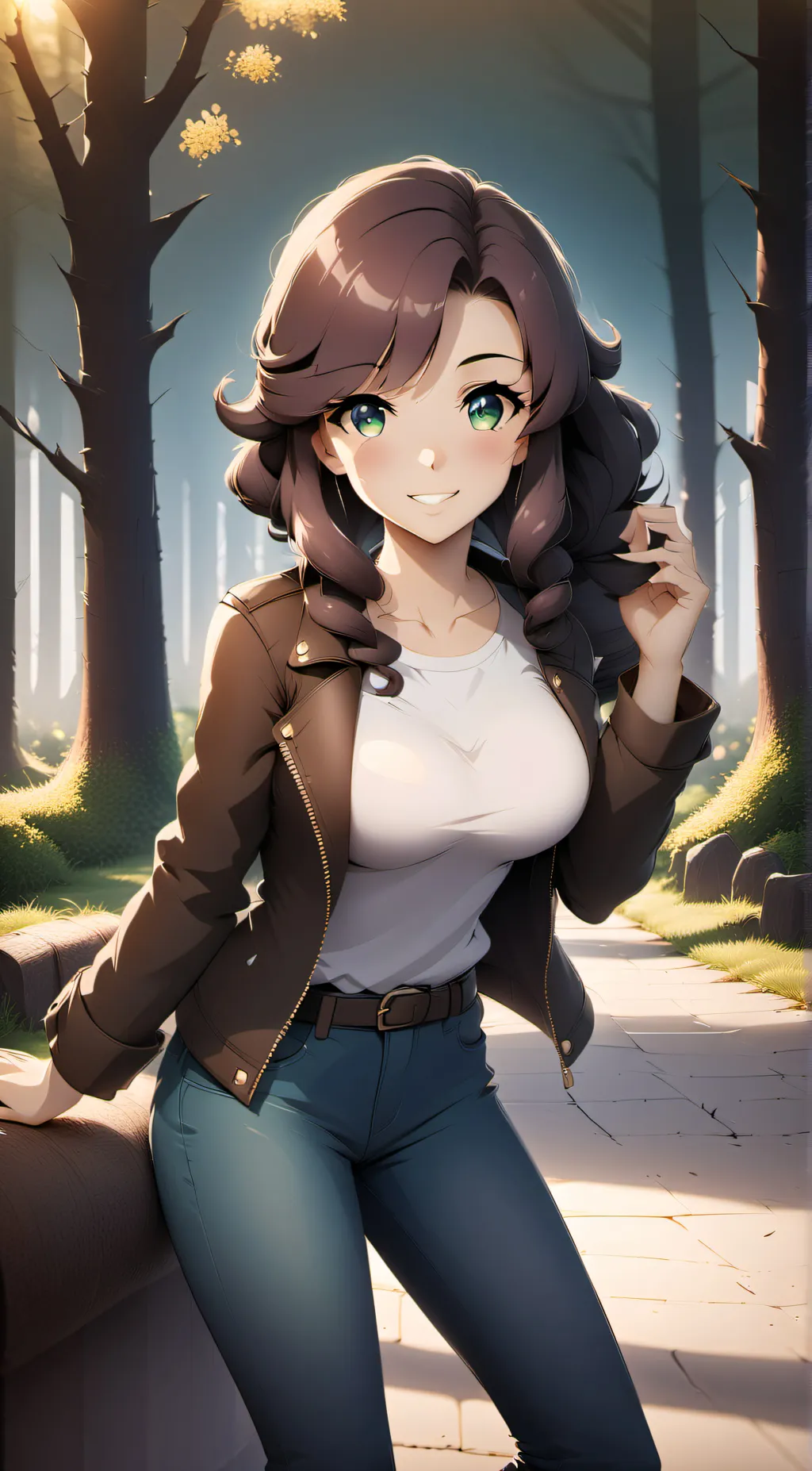 ai character: Ashley background