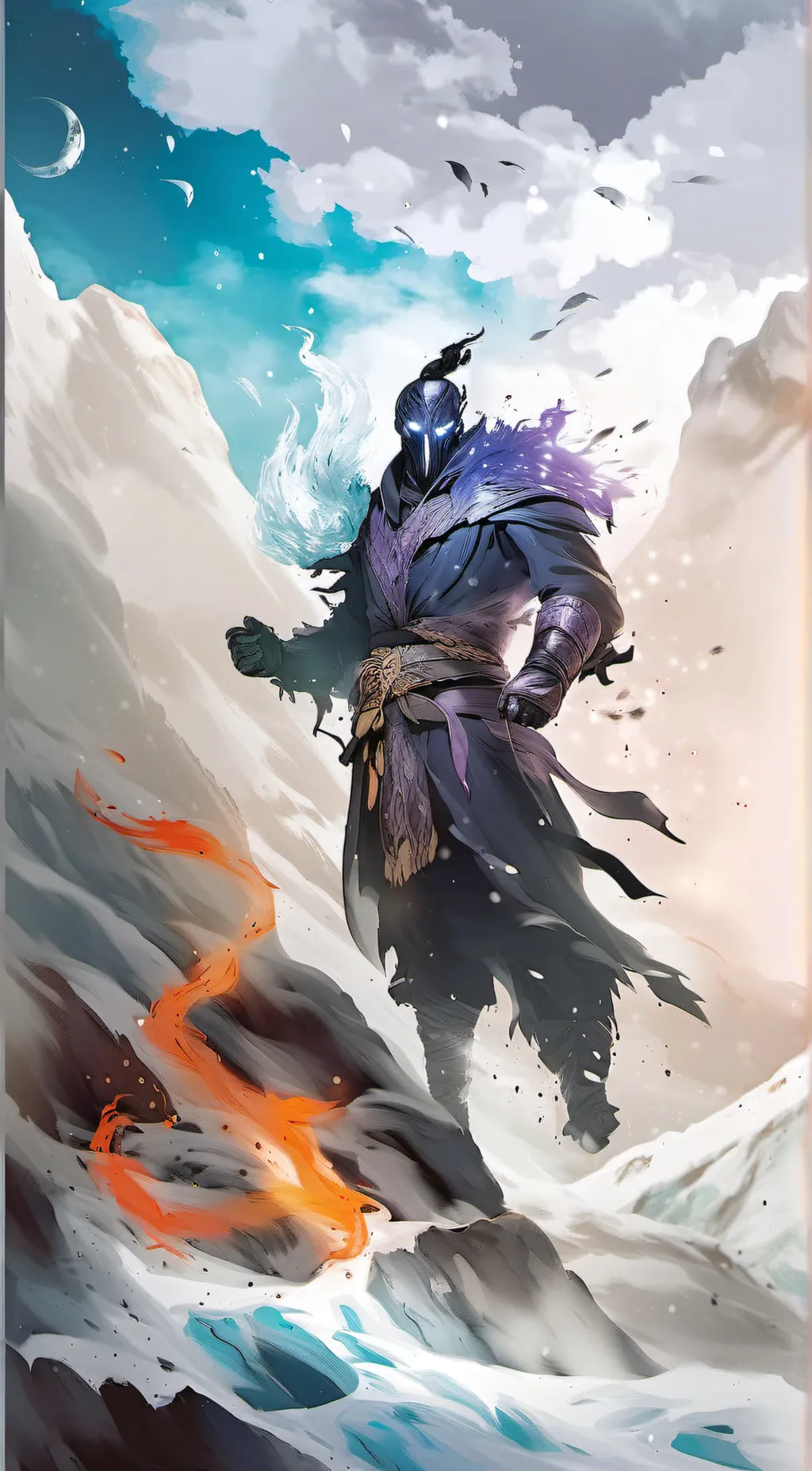 ai character: DETAH  background