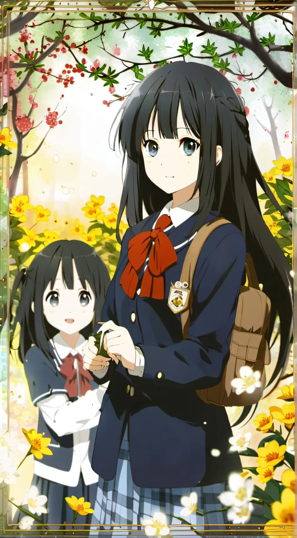 ai character: 九月 background