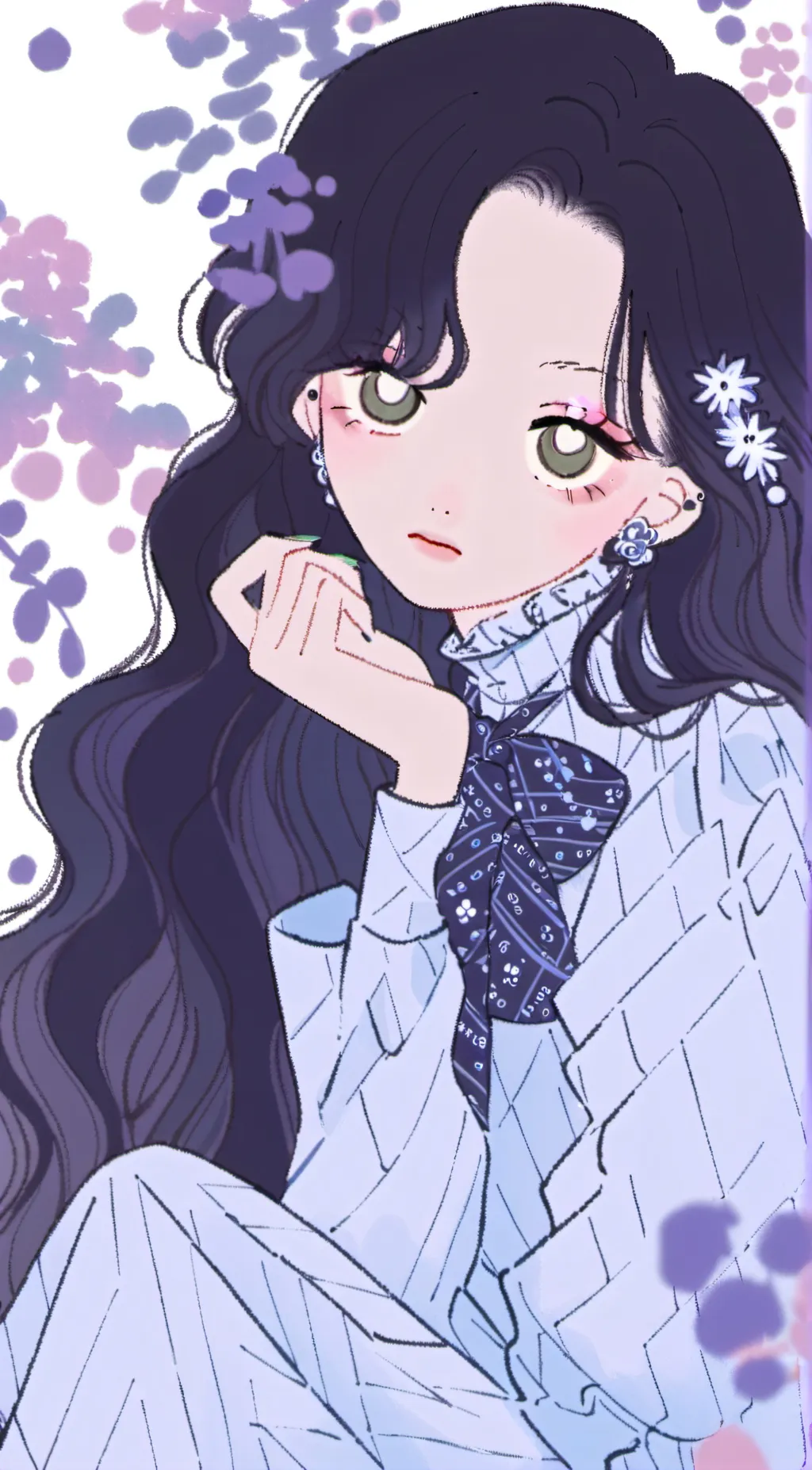 ai character: mha and sunflower background