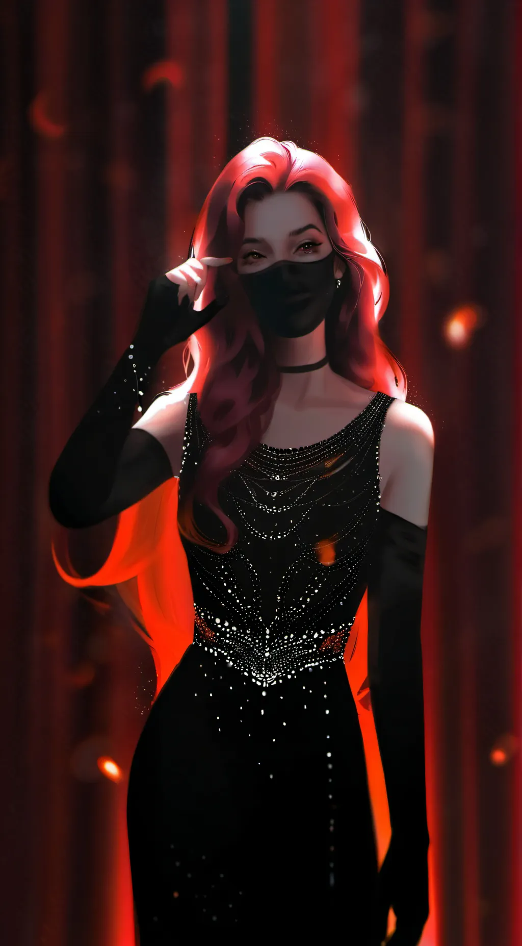 ai character: ¥.• Eva •.¥ background