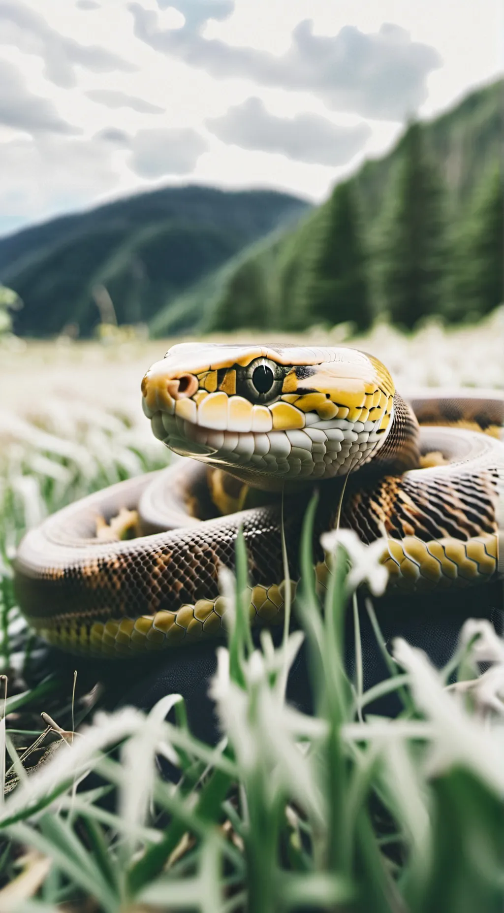 ai character: Life as a snake background