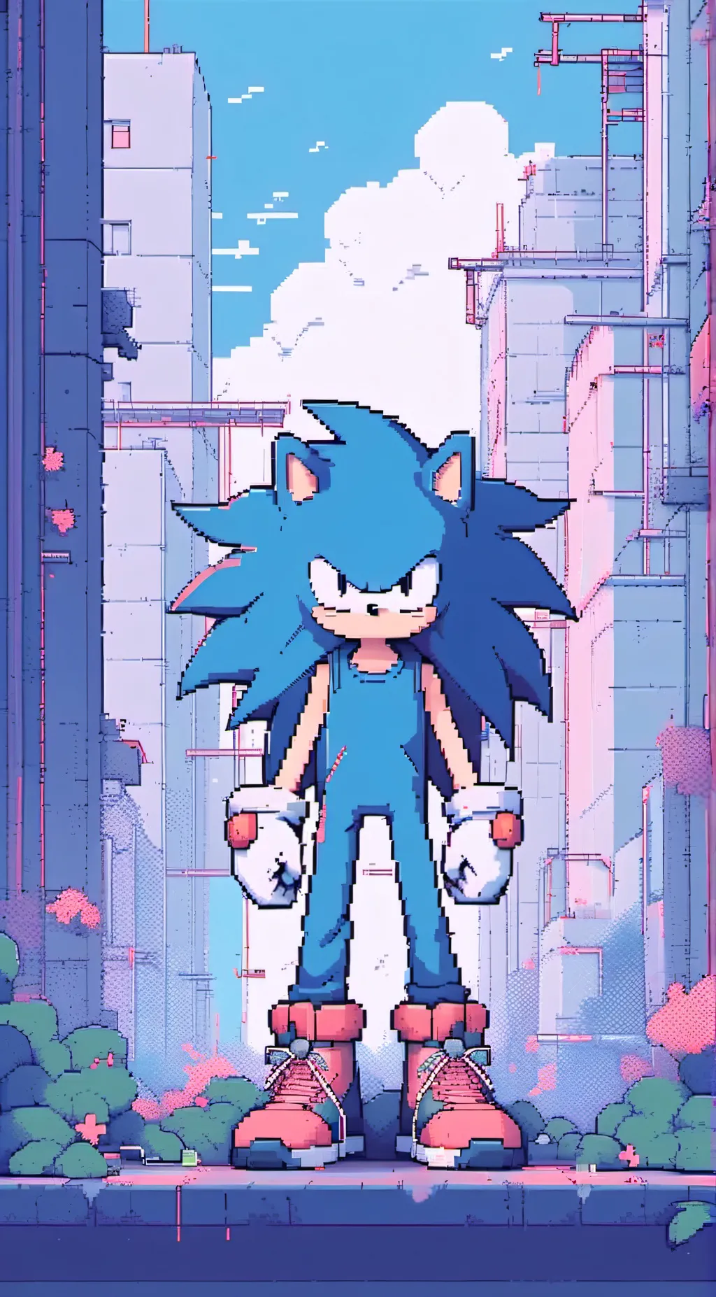 ai character: sonic exe background