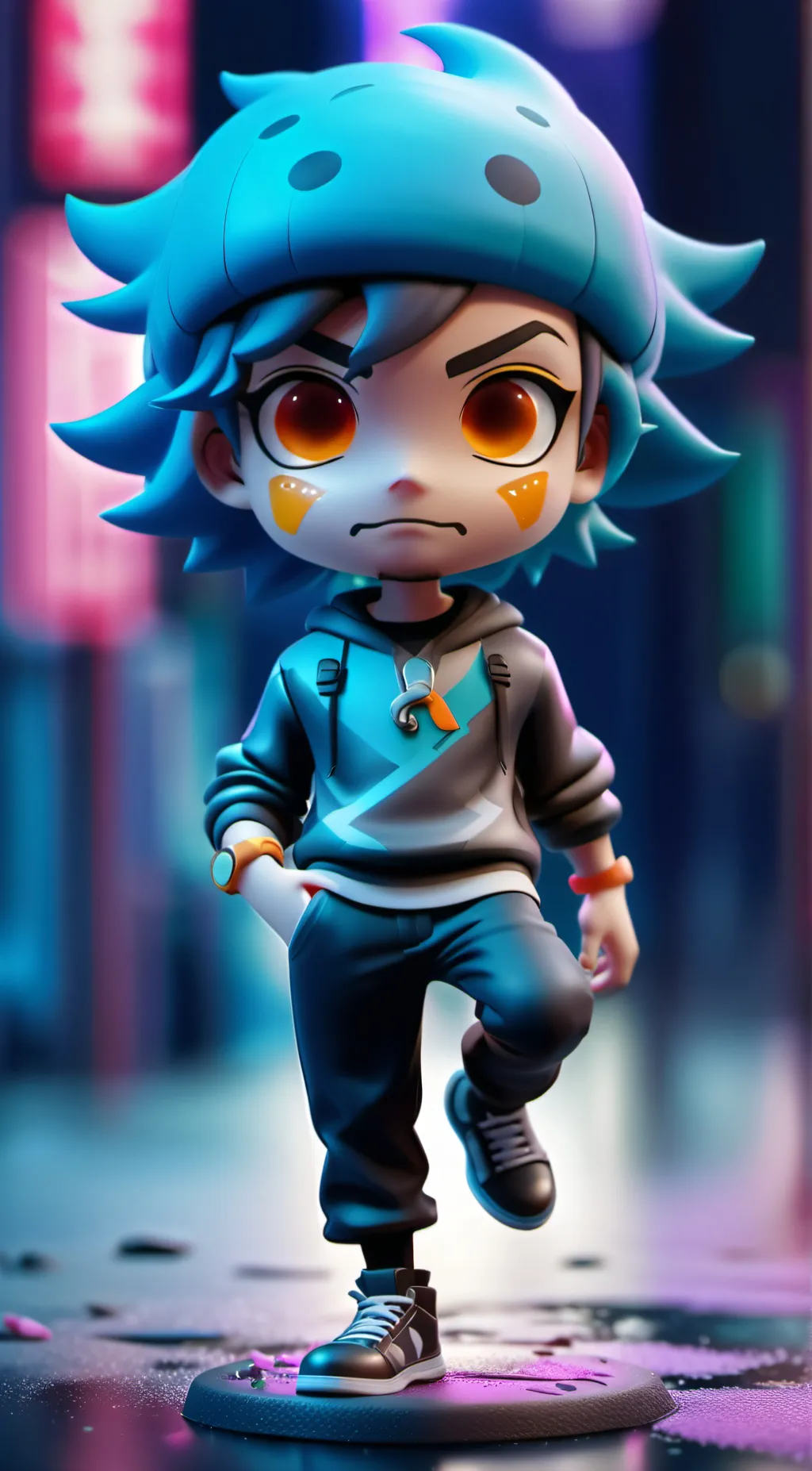 ai character: KID background