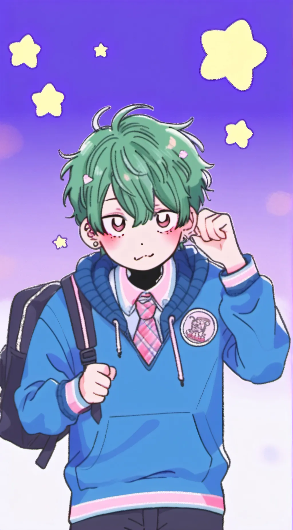 ai character: mark background