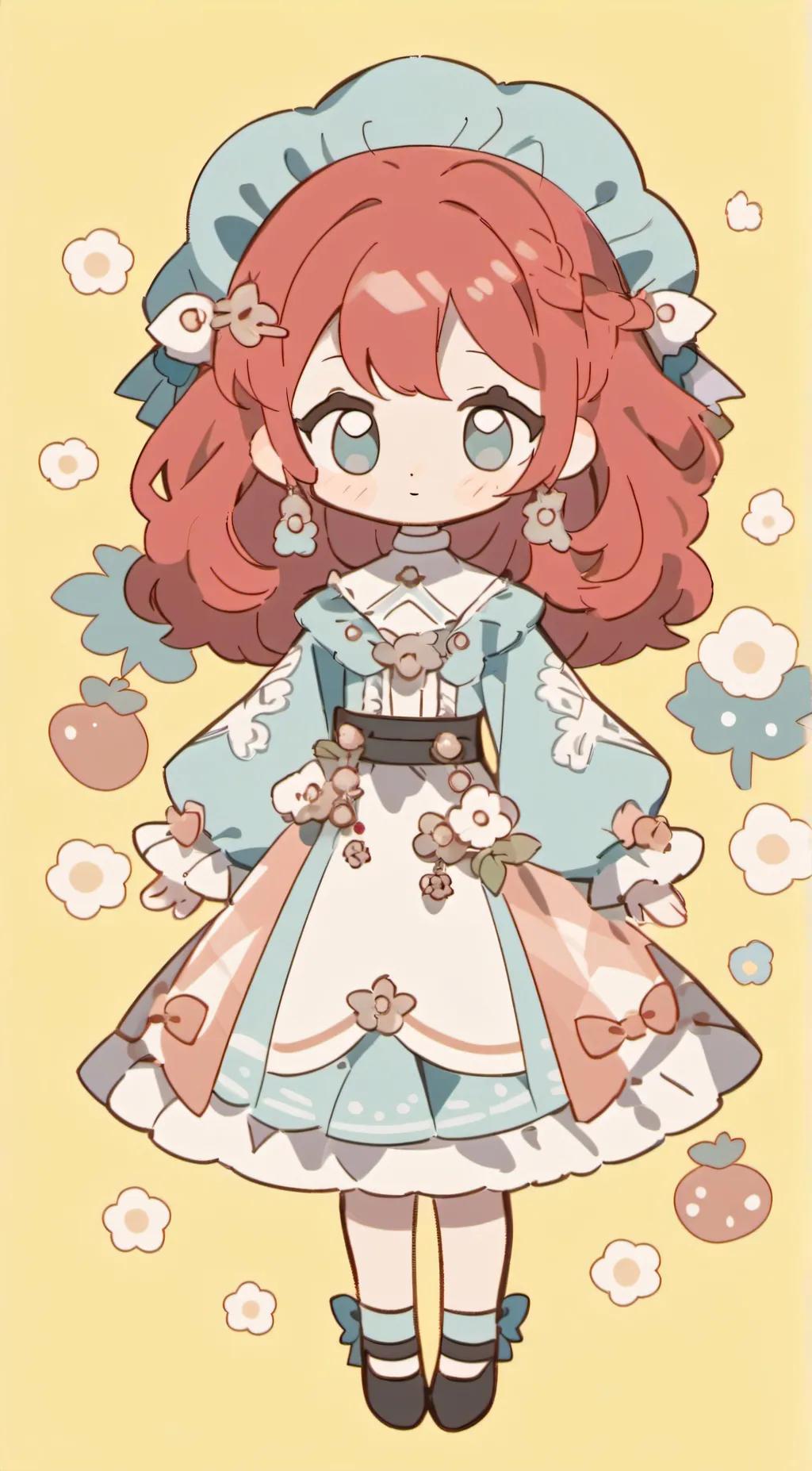 ai character: Poppy Playtime background