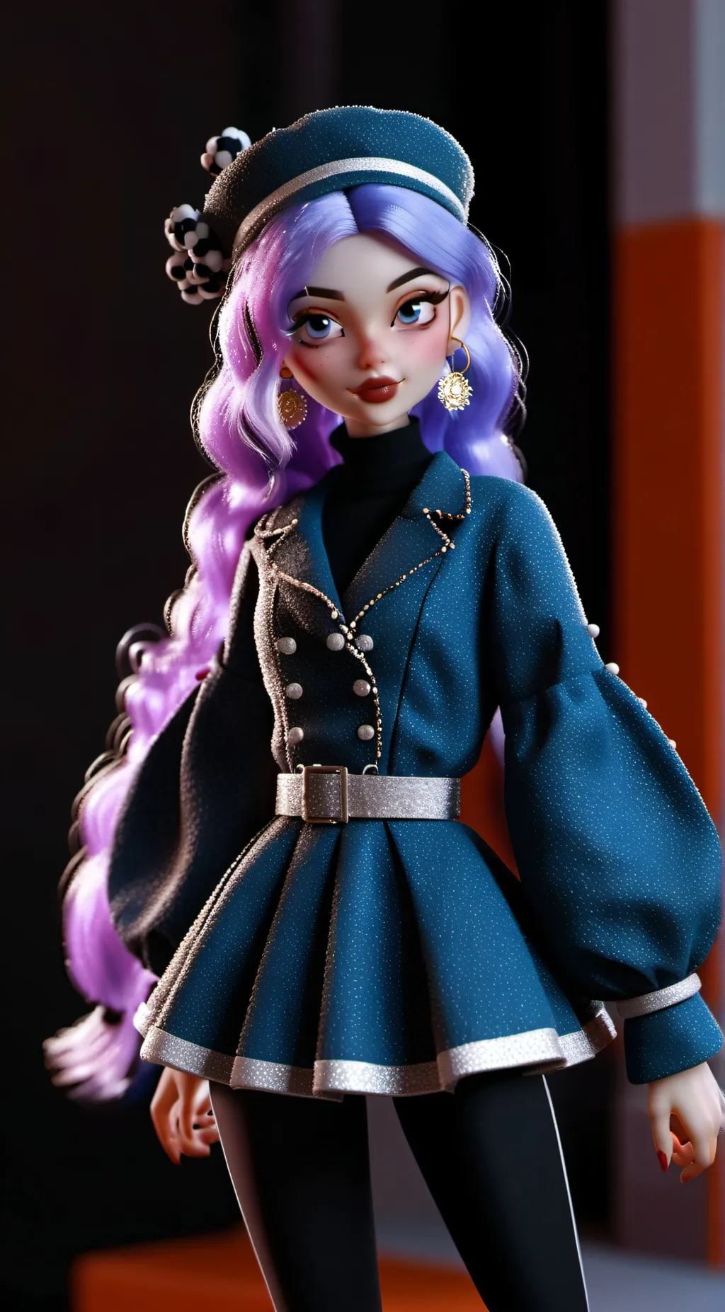 ai character: Luna background