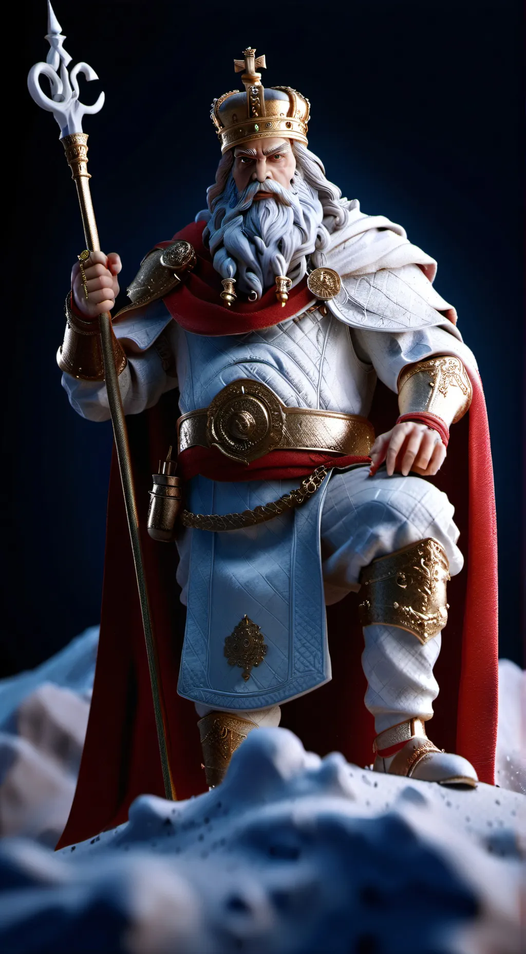 ai character: white king IV background