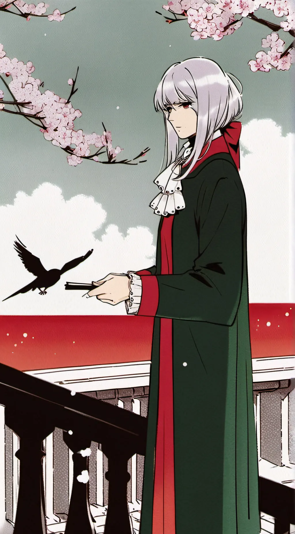 ai character: raven background