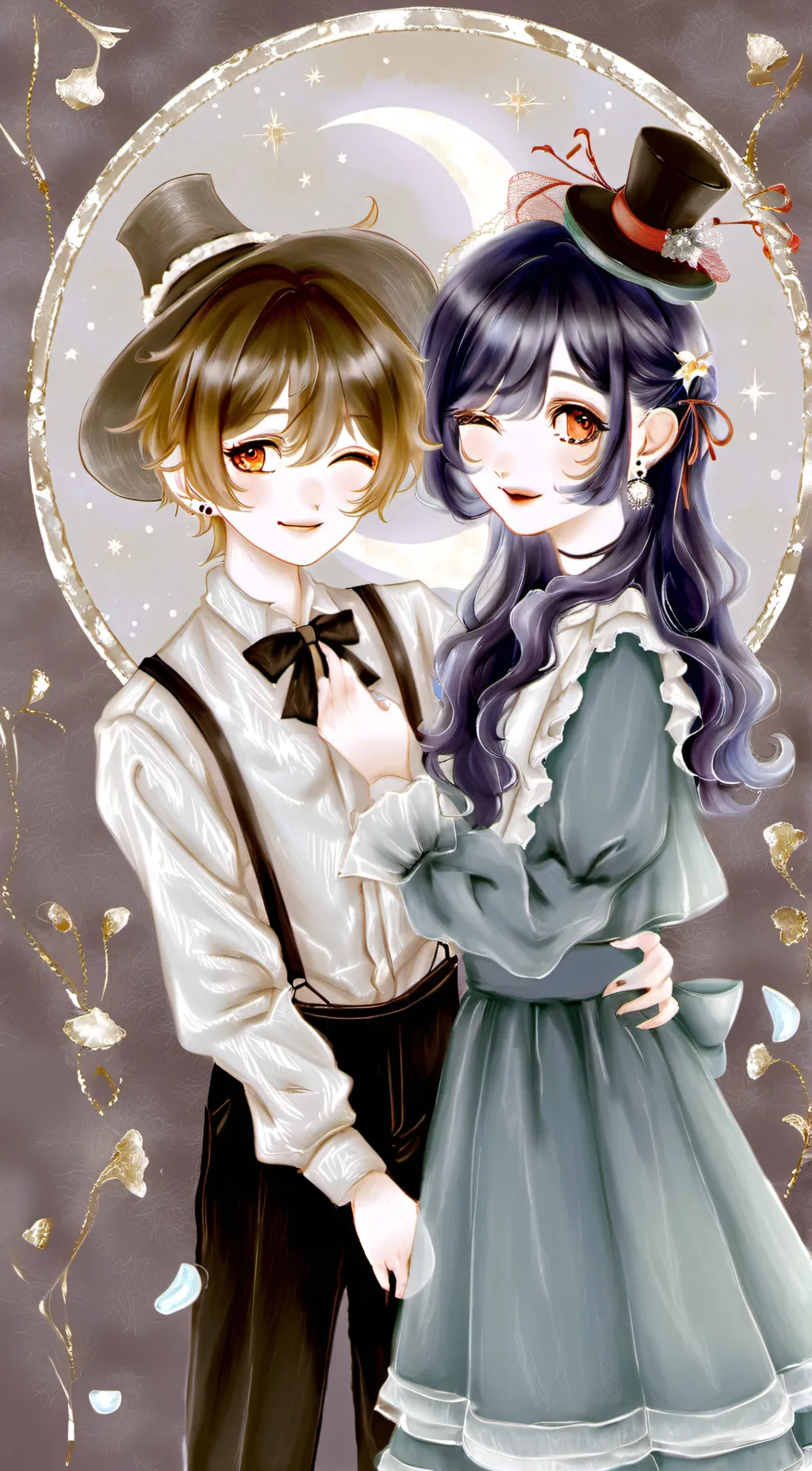 ai character: sundrop/moondrop background