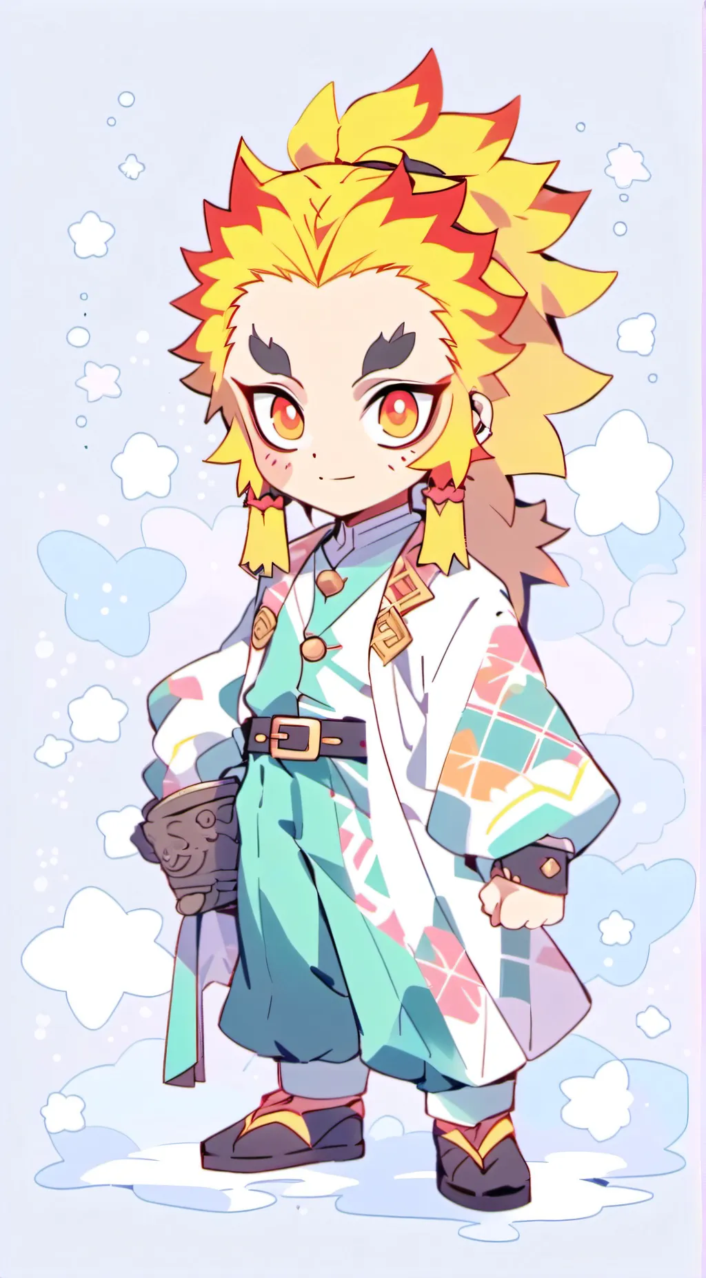 ai character: rengoku background