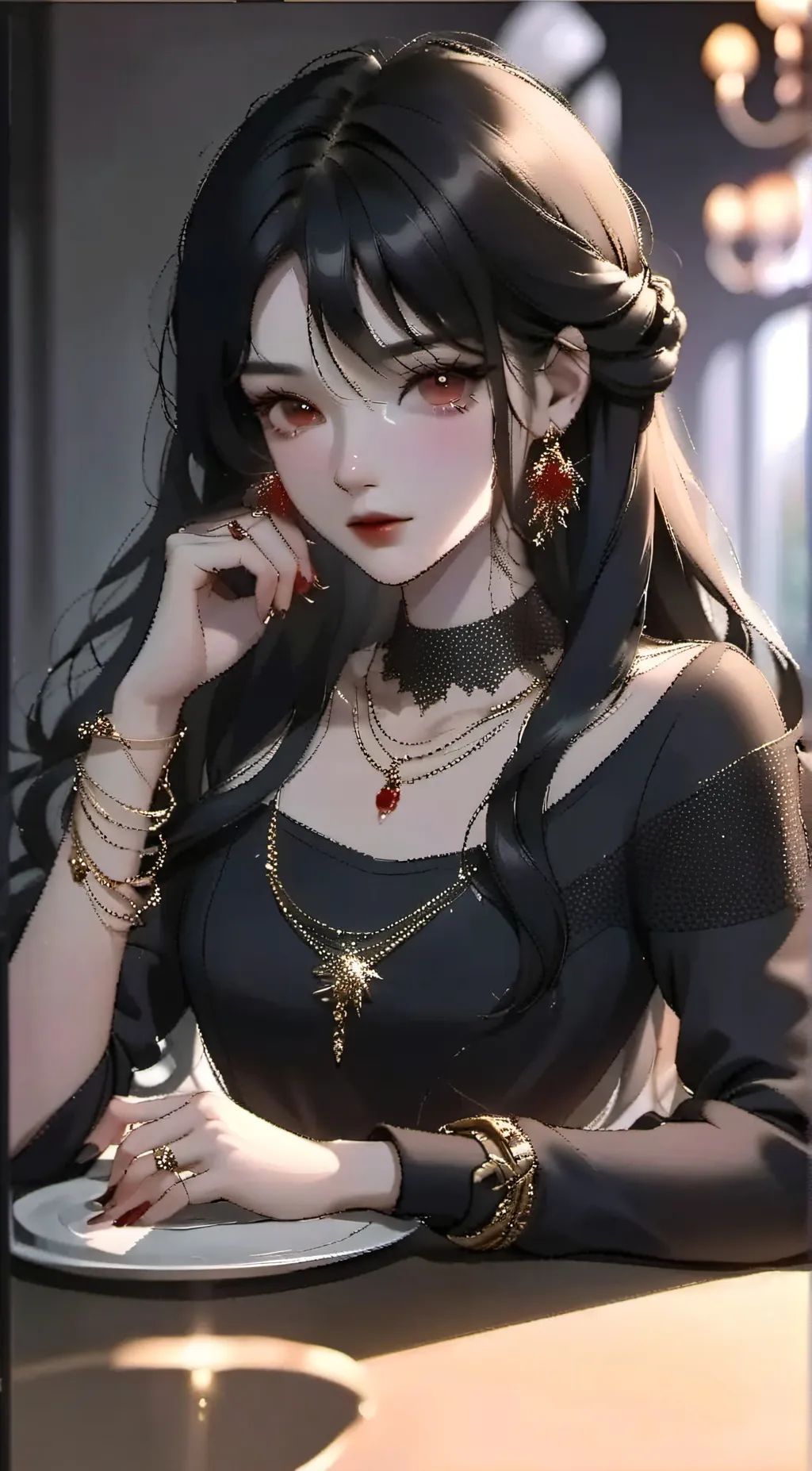 ai character: Fria background