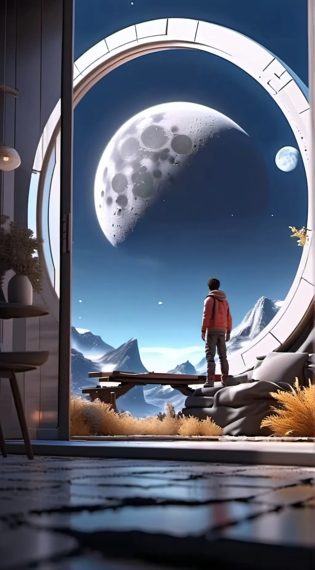 ai character: la Luna background