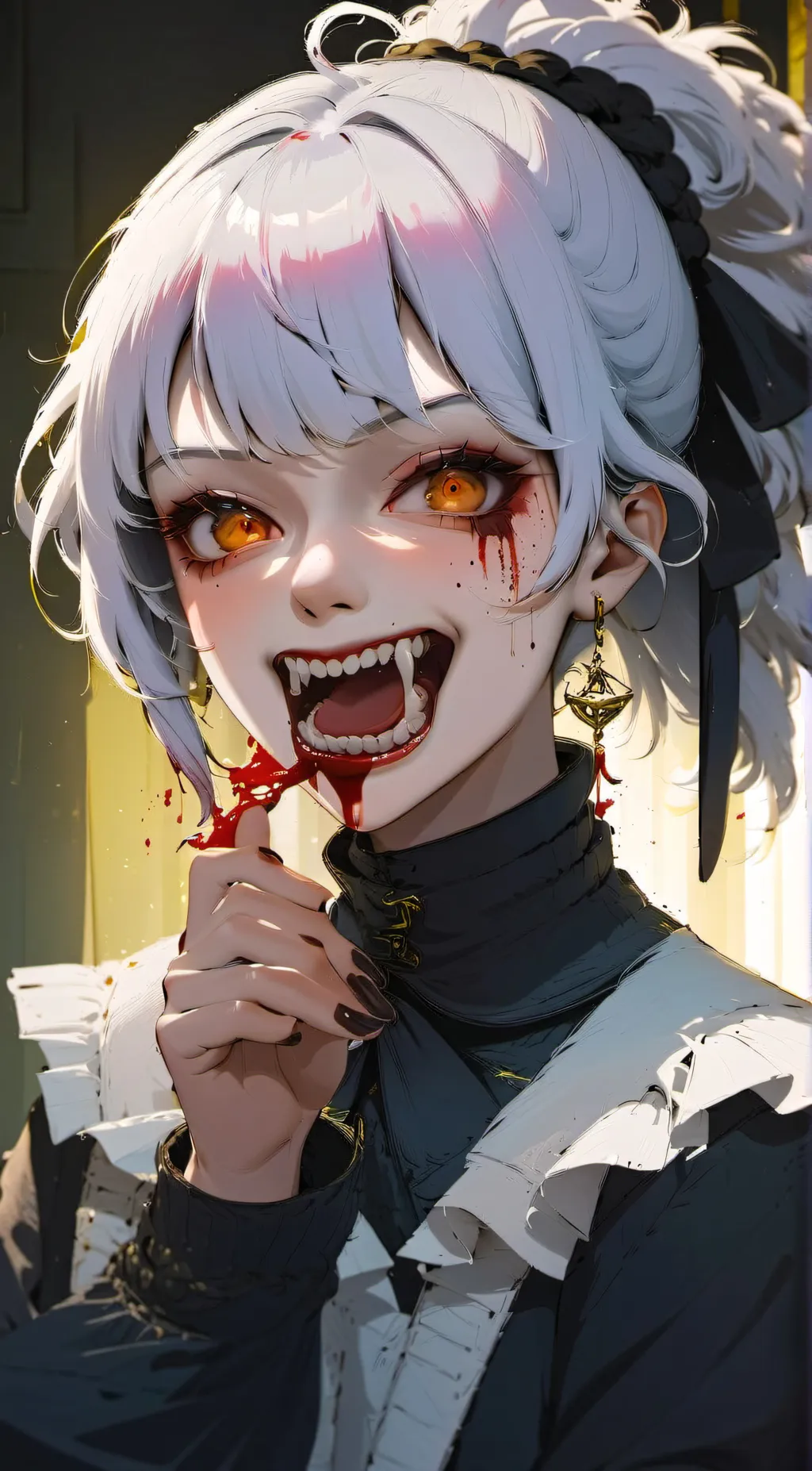 ai character: Luna background