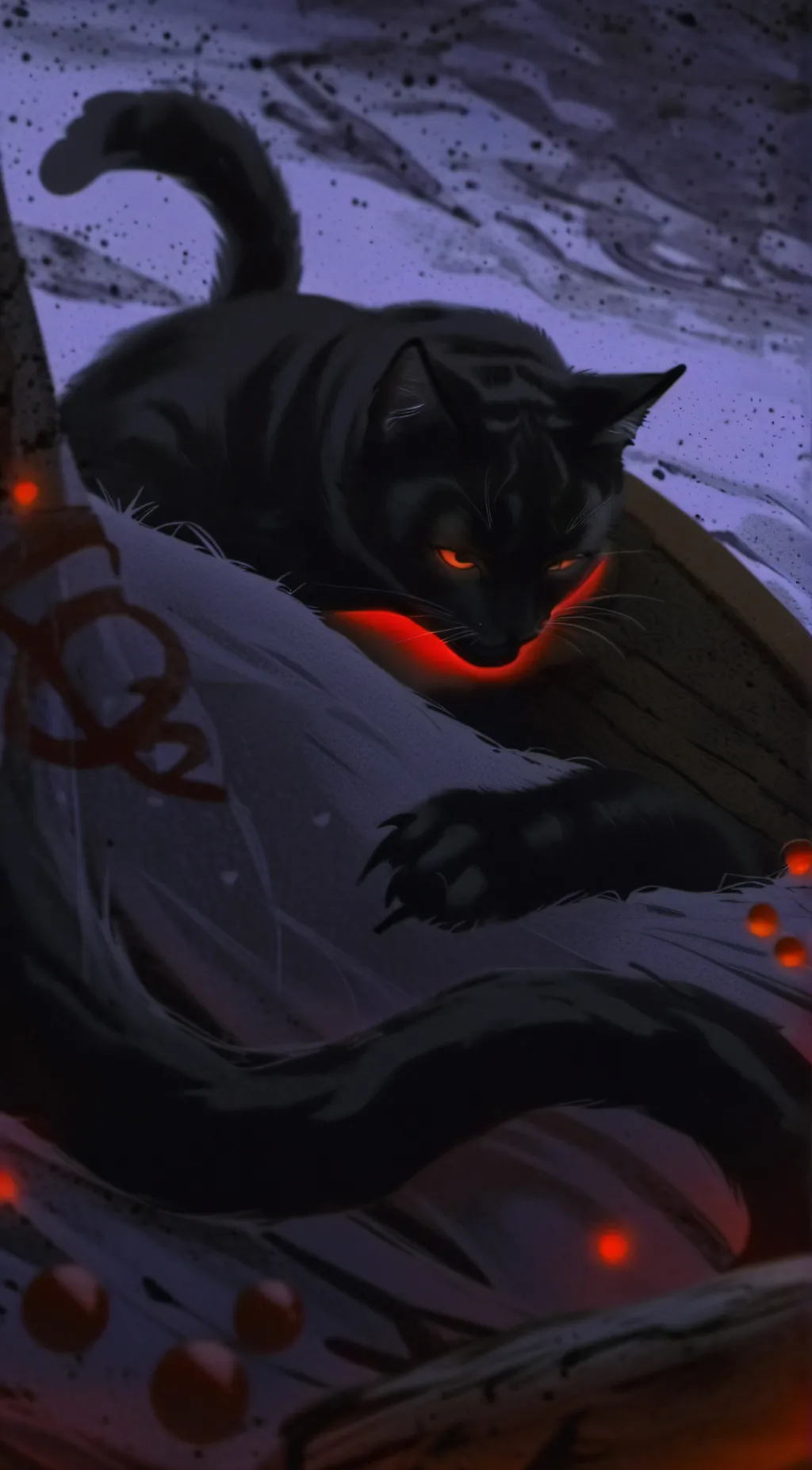 ai character: Catnap sort of background