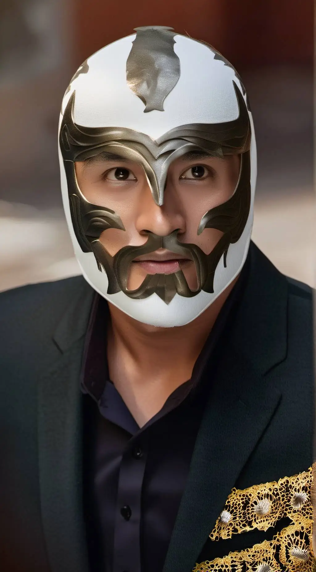 ai character: Rey Mysterio  background