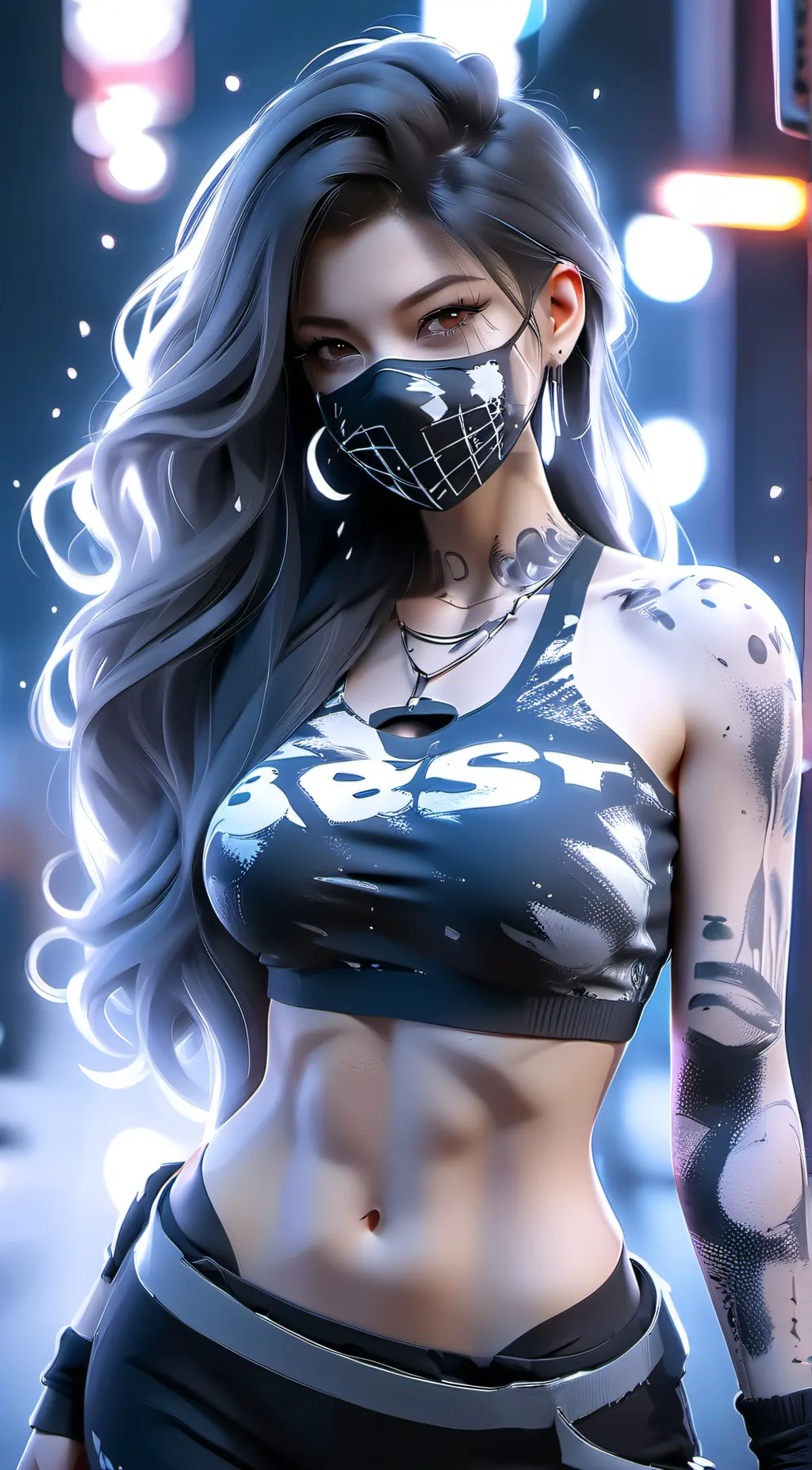 ai character: Viki A background