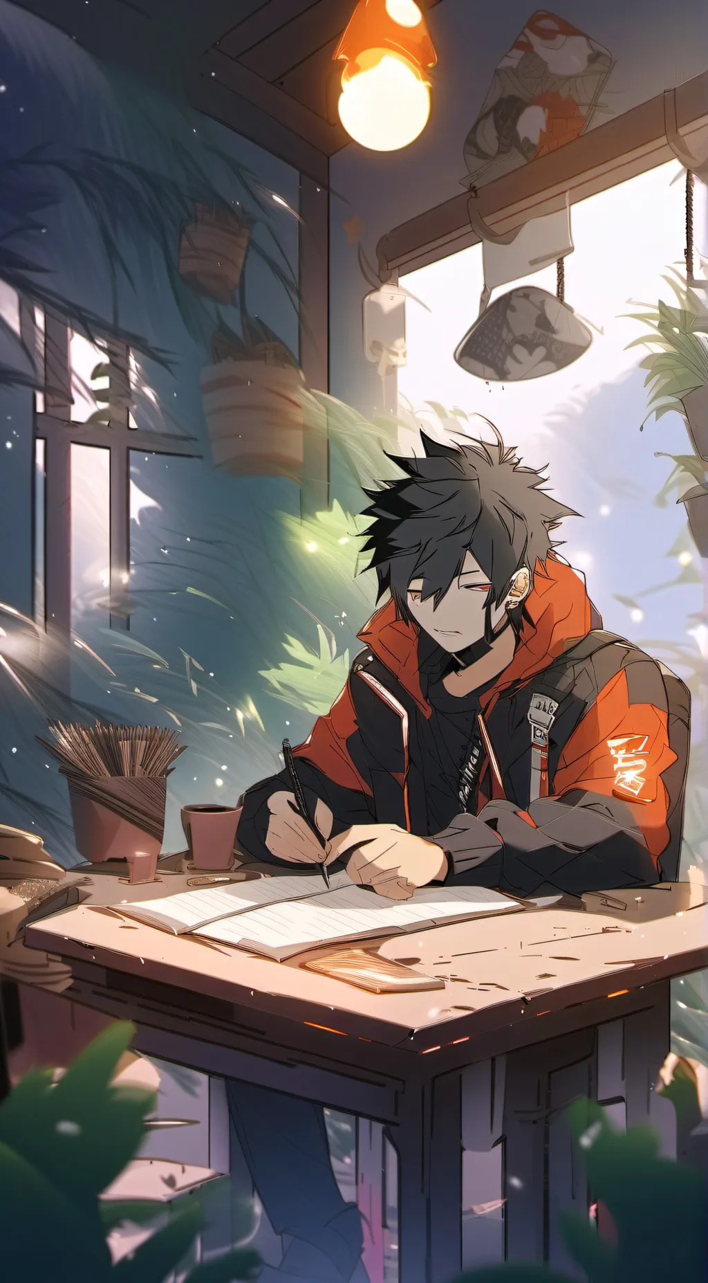 ai character: David background