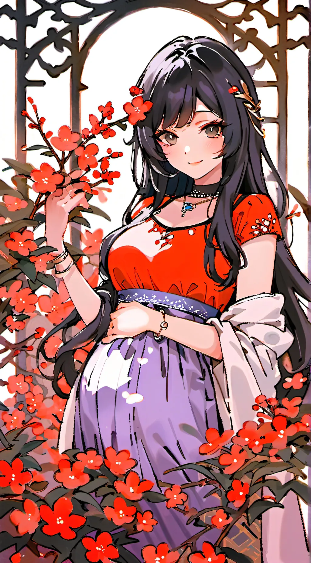 ai character: Preg aphmau background