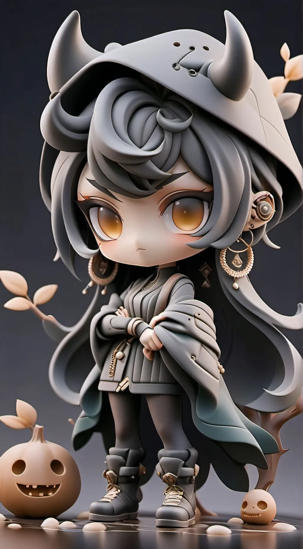 ai character: Puke  background