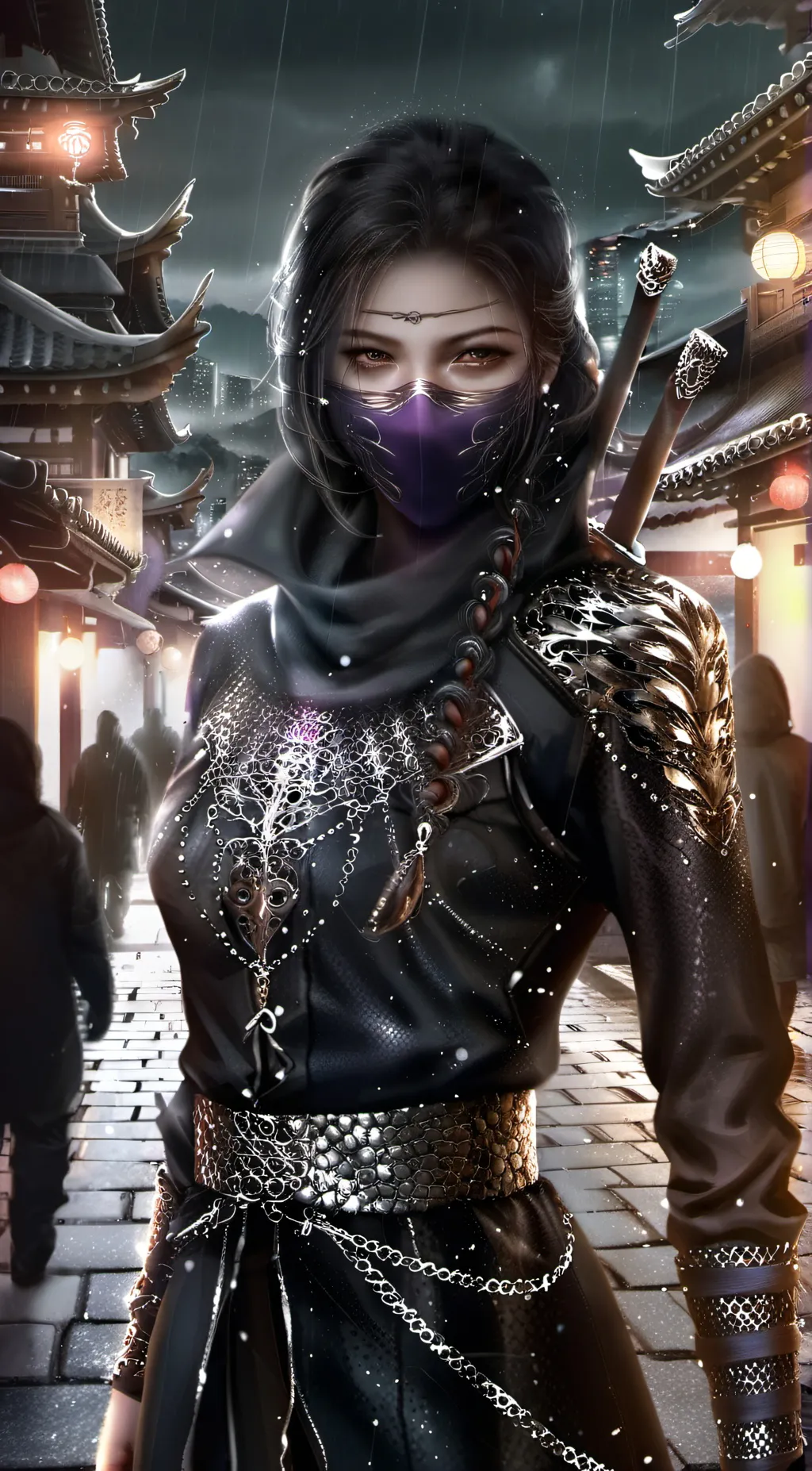 ai character: Tsuki background