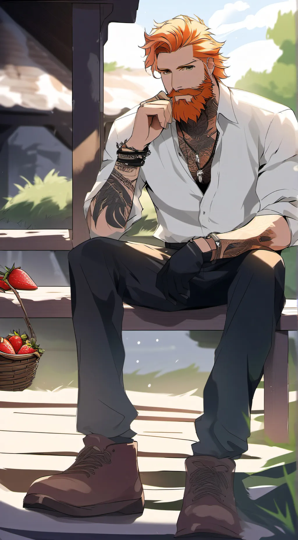 ai character: Thomas  background