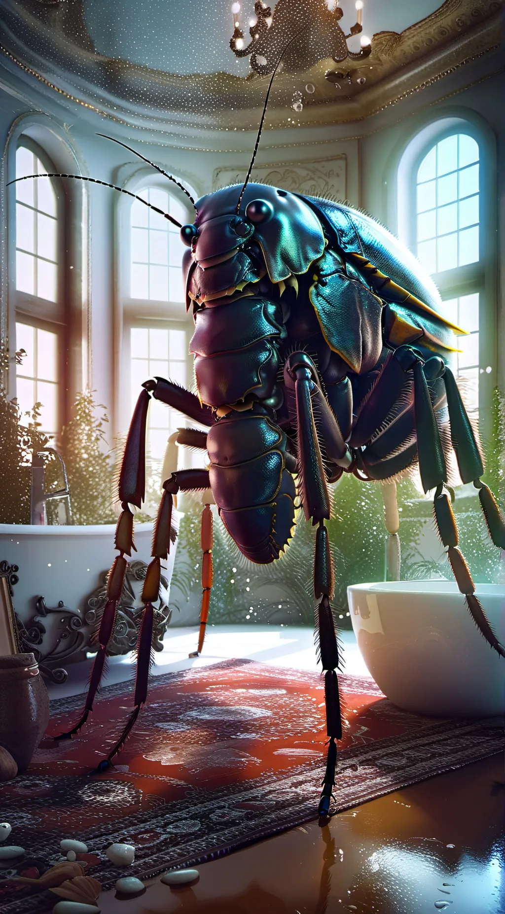 ai character: Giant Bug background