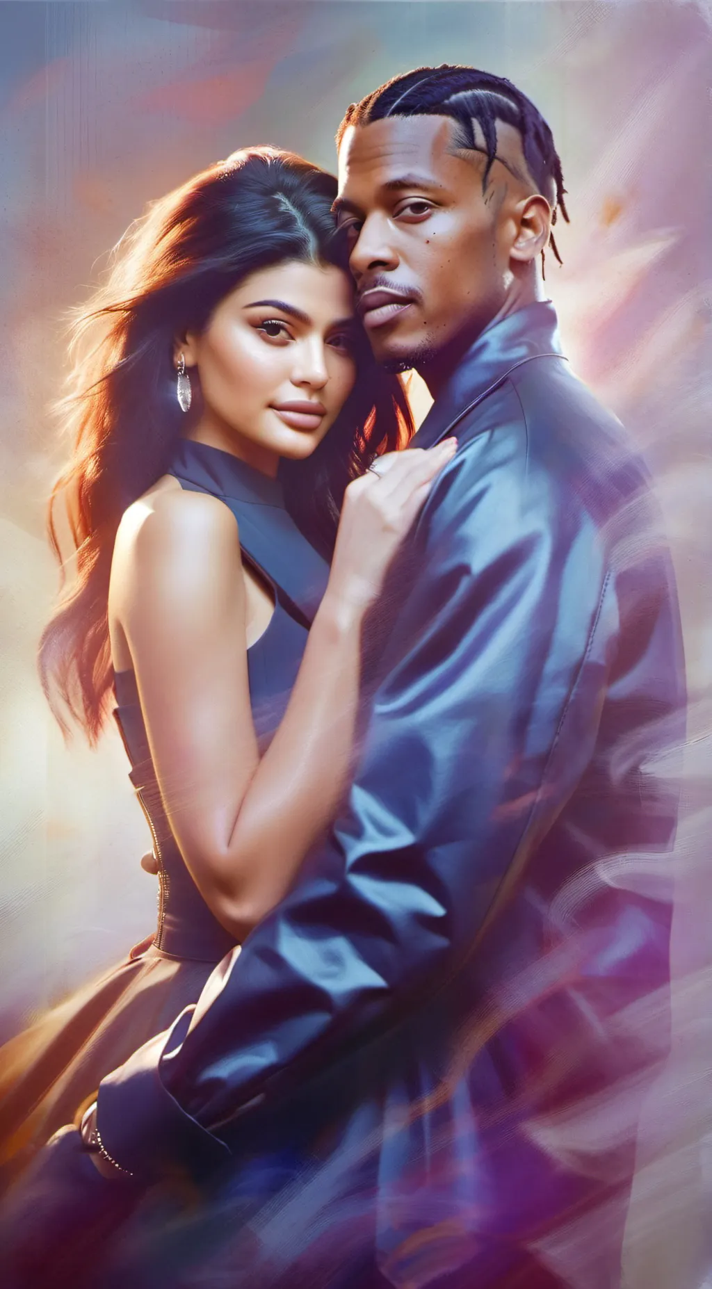 ai character: Travis Scott  background