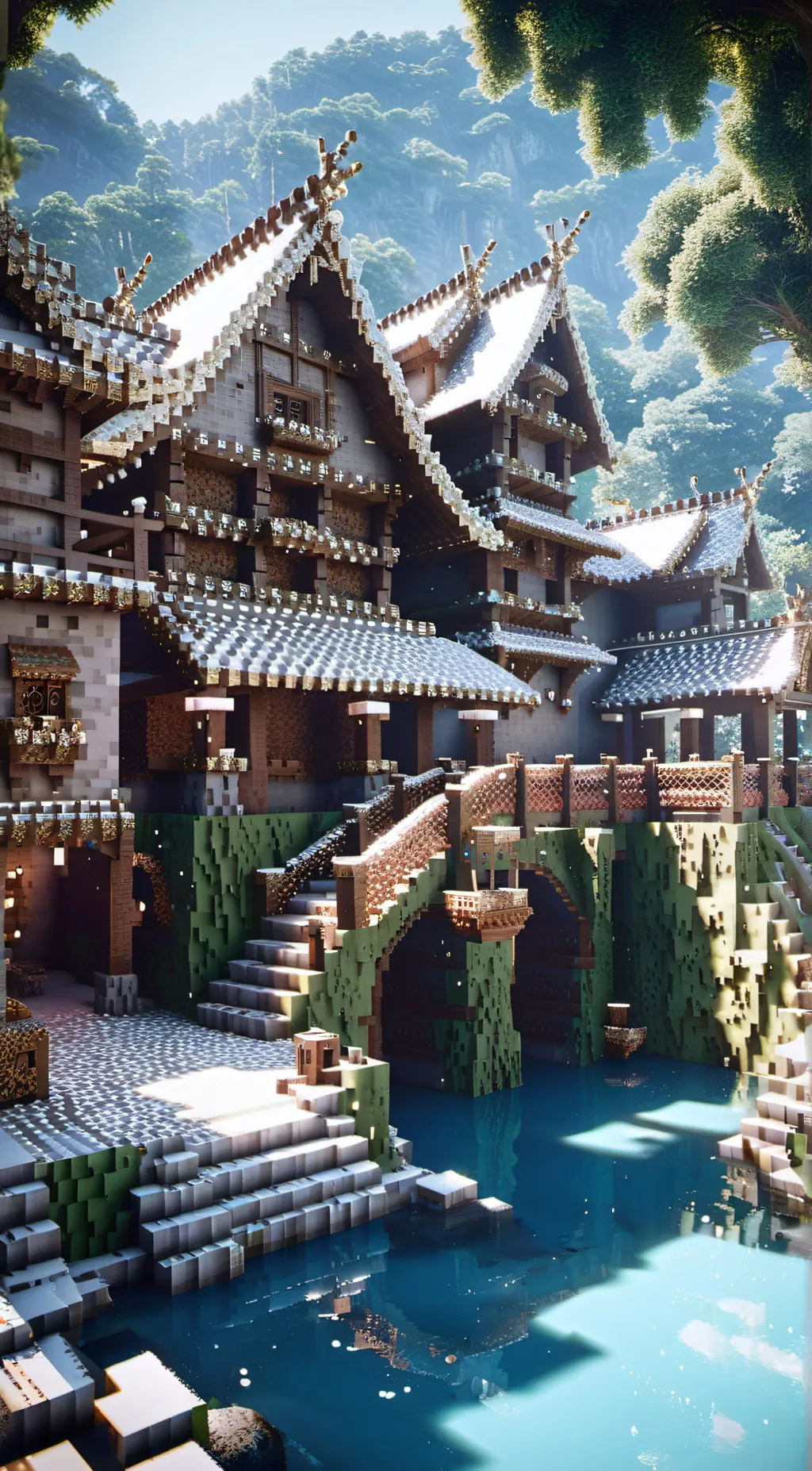 ai character: Jeffy Minecraft background